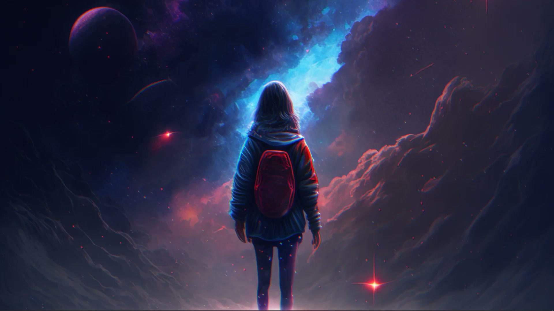 Alone In Space Live Wallpaper