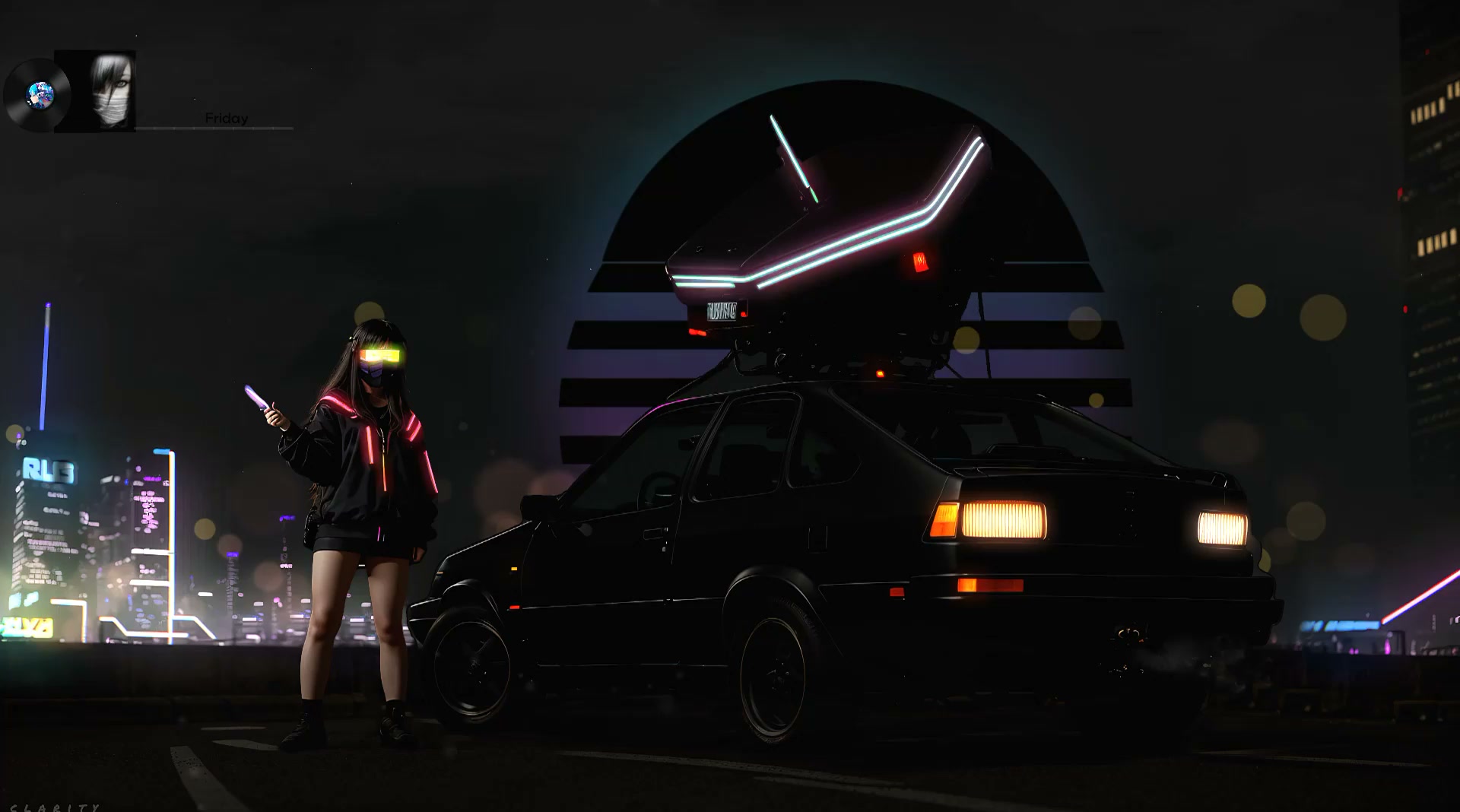 Neon Nights Cyberpunk Live Wallpaper
