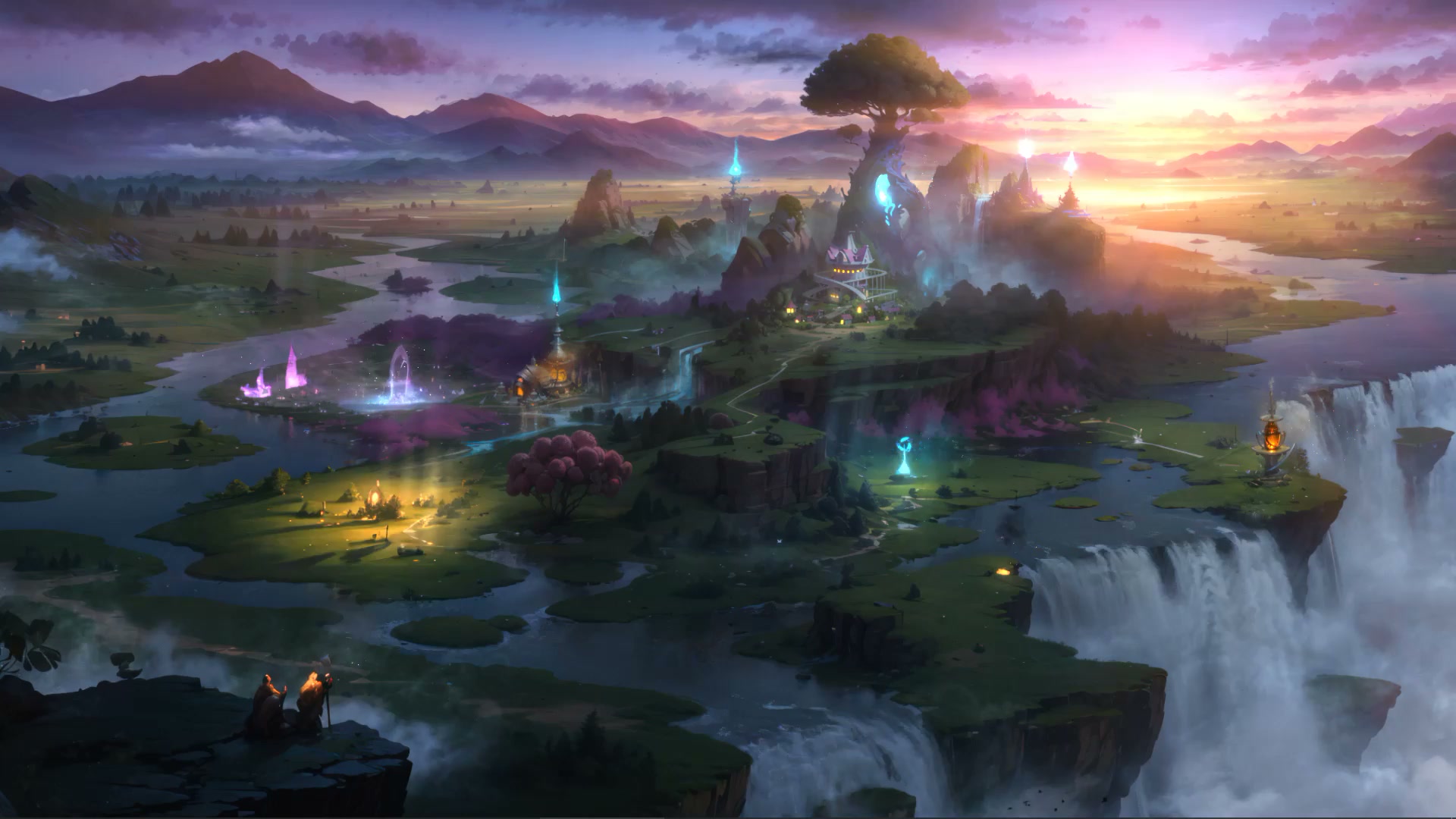 Elf Forest Landscape Lively Wallpaper Live Wallpaper