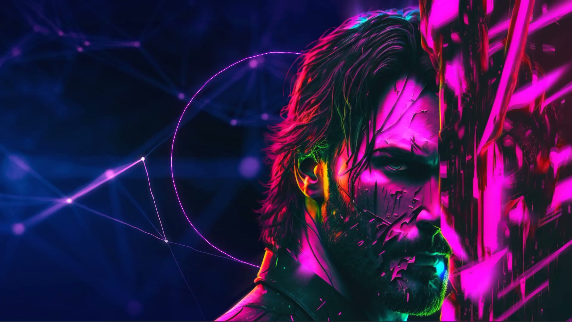 John Wick Cyberpunk Lively Wallpaper Live Wallpaper