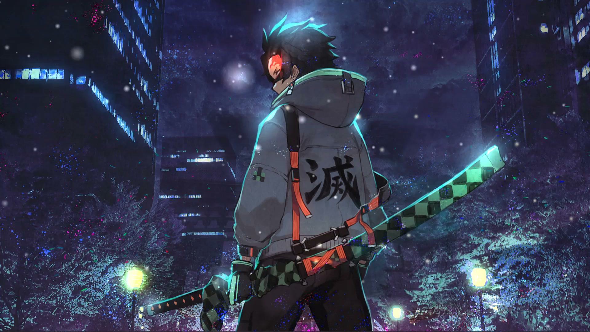 Modern Tanjiro Live Wallpaper