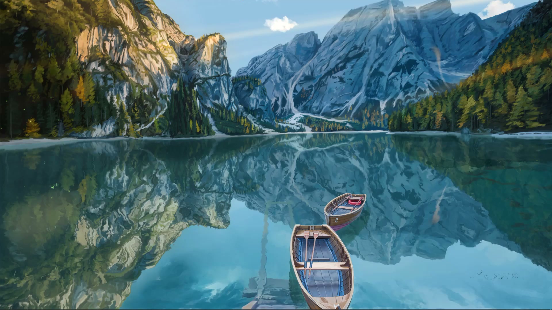 Lake Braies Live Wallpaper