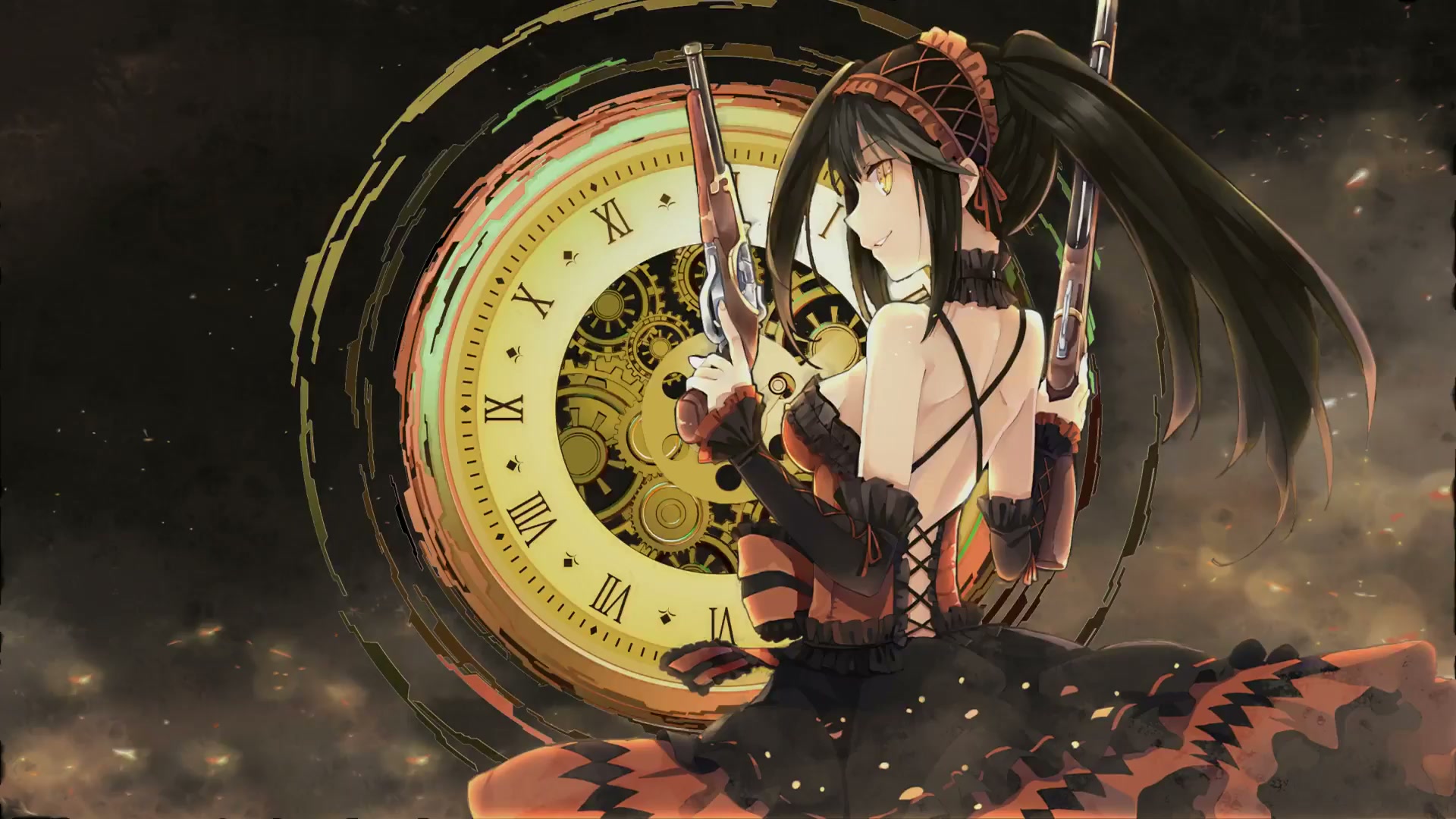 2K Date Live Tokisaki Kurumi Free Live Wallpaper