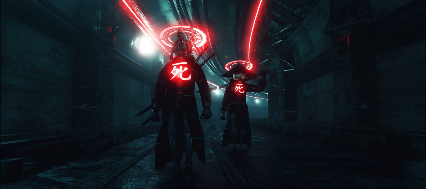 Cyberpunk Samurais 1728x766 Live Wallpaper