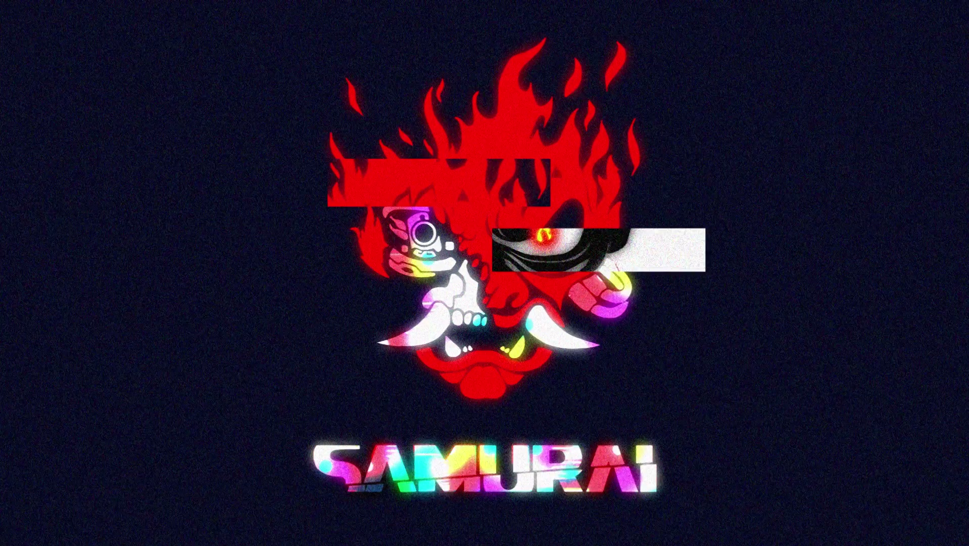 Cyberpunk 2077 Samurai Glitch Live Wallpaper