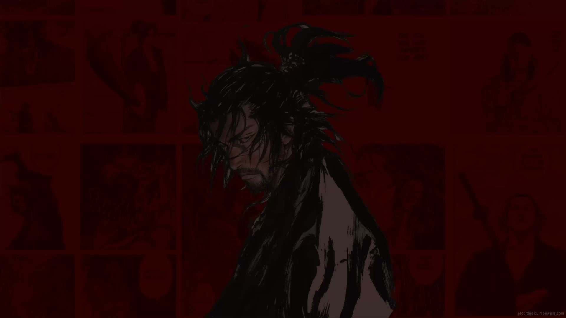 Miyamoto Musashi Manga Scroll Vagabond Live Wallpaper