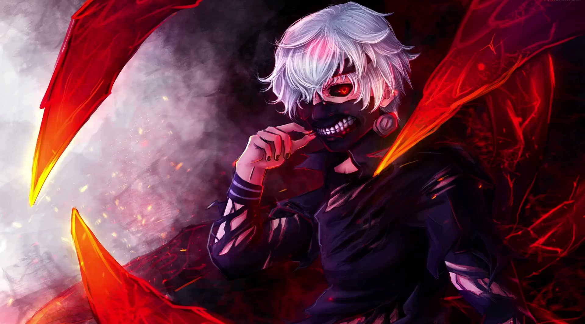 Animated Ken Kaneki Live Wallpaper