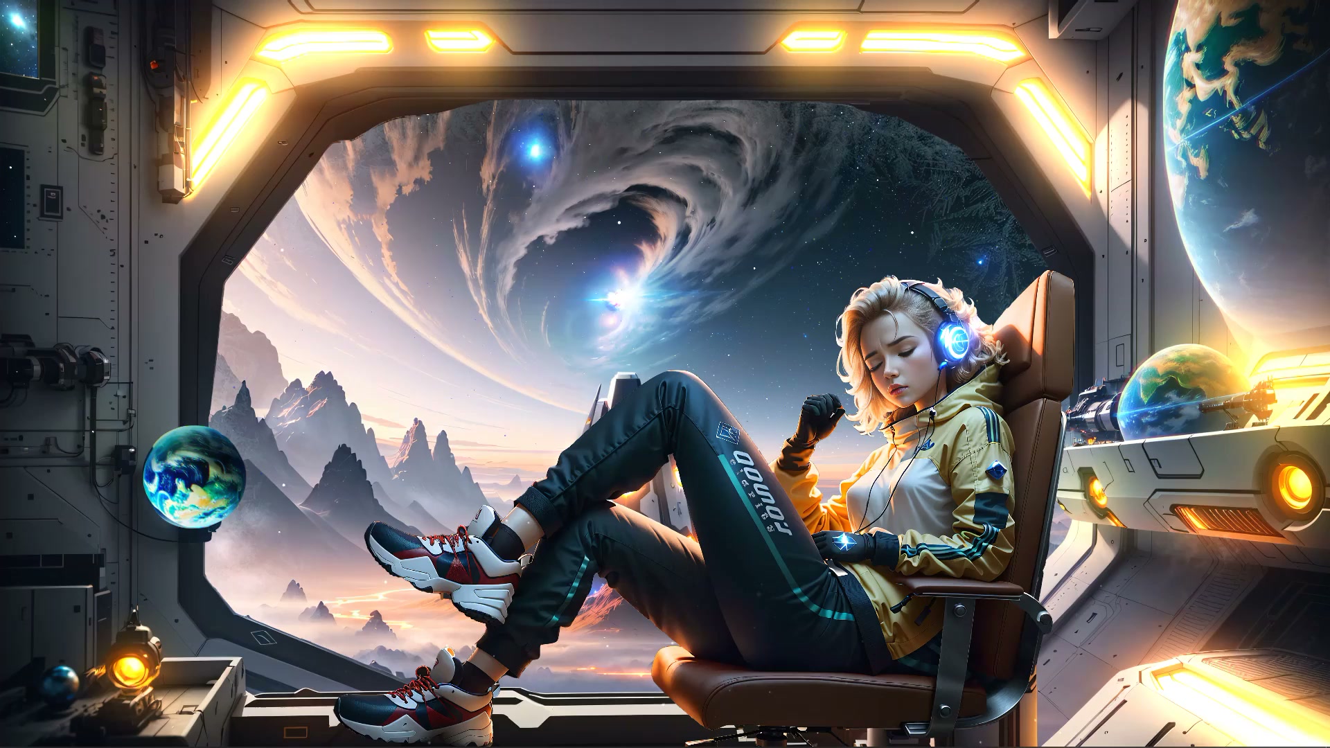 Space Traveler Live Wallpaper