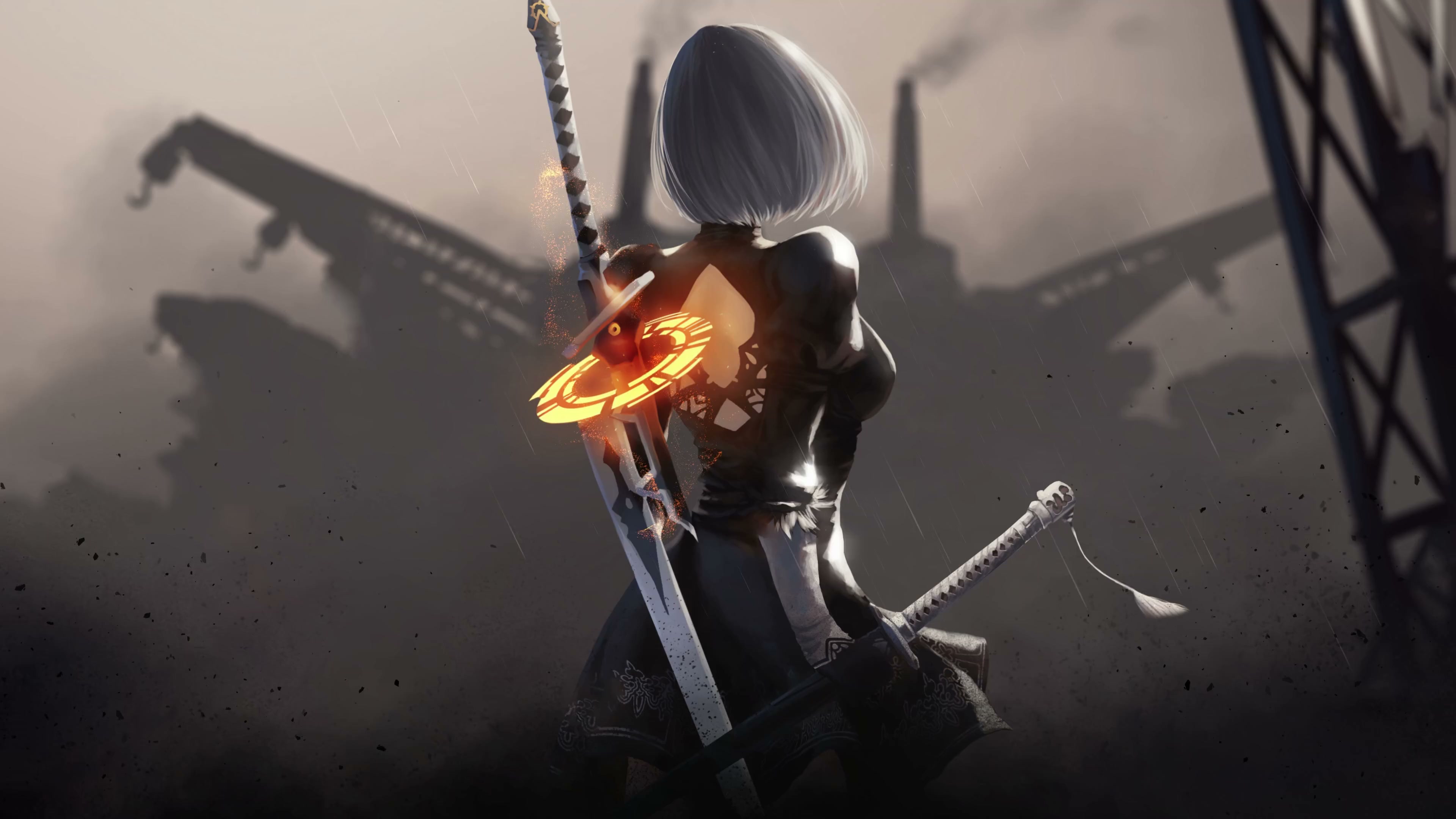 YoRHa No 2 Type B 4K Live Wallpaper