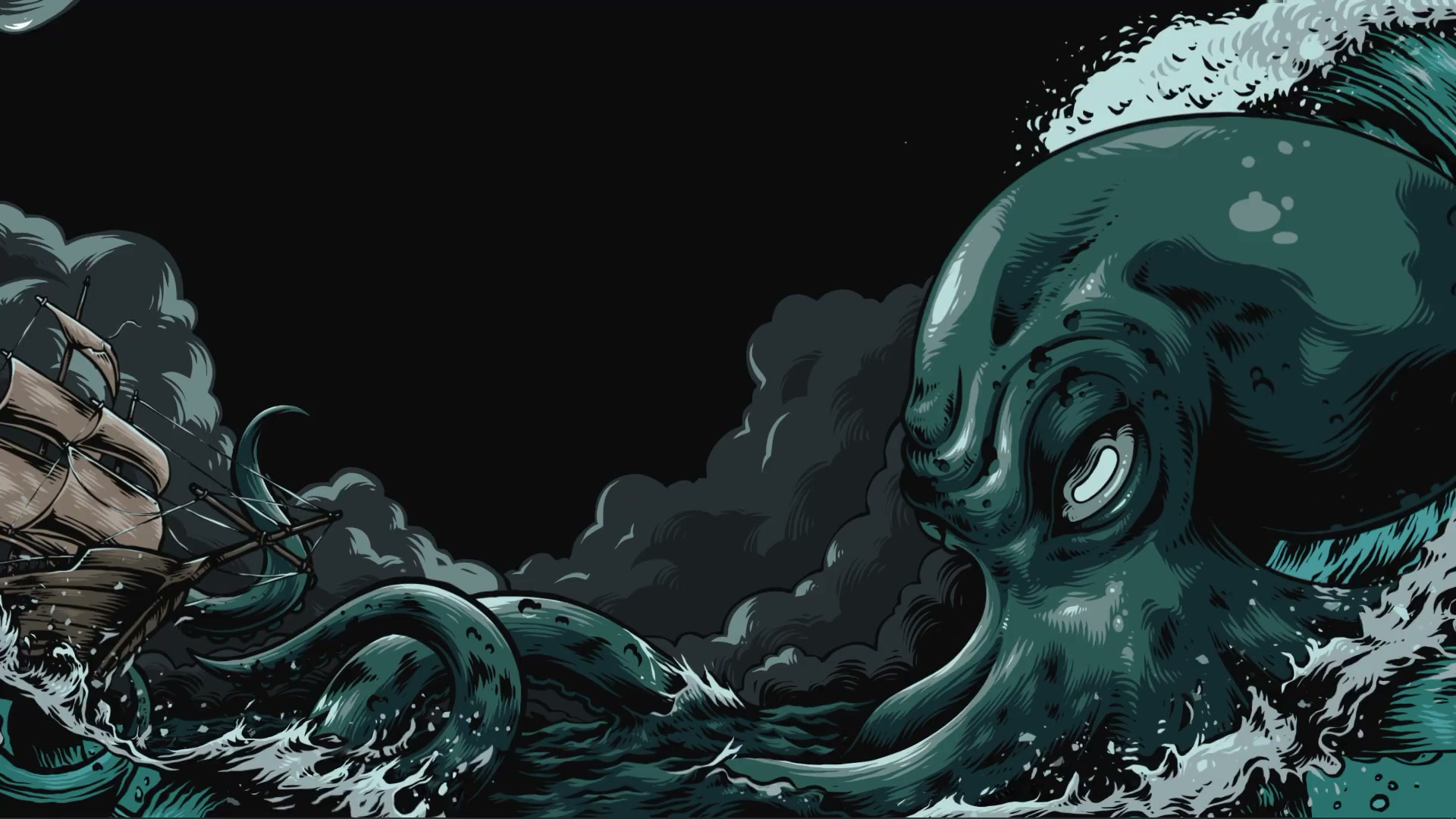 Mythic Kraken Live Wallpaper