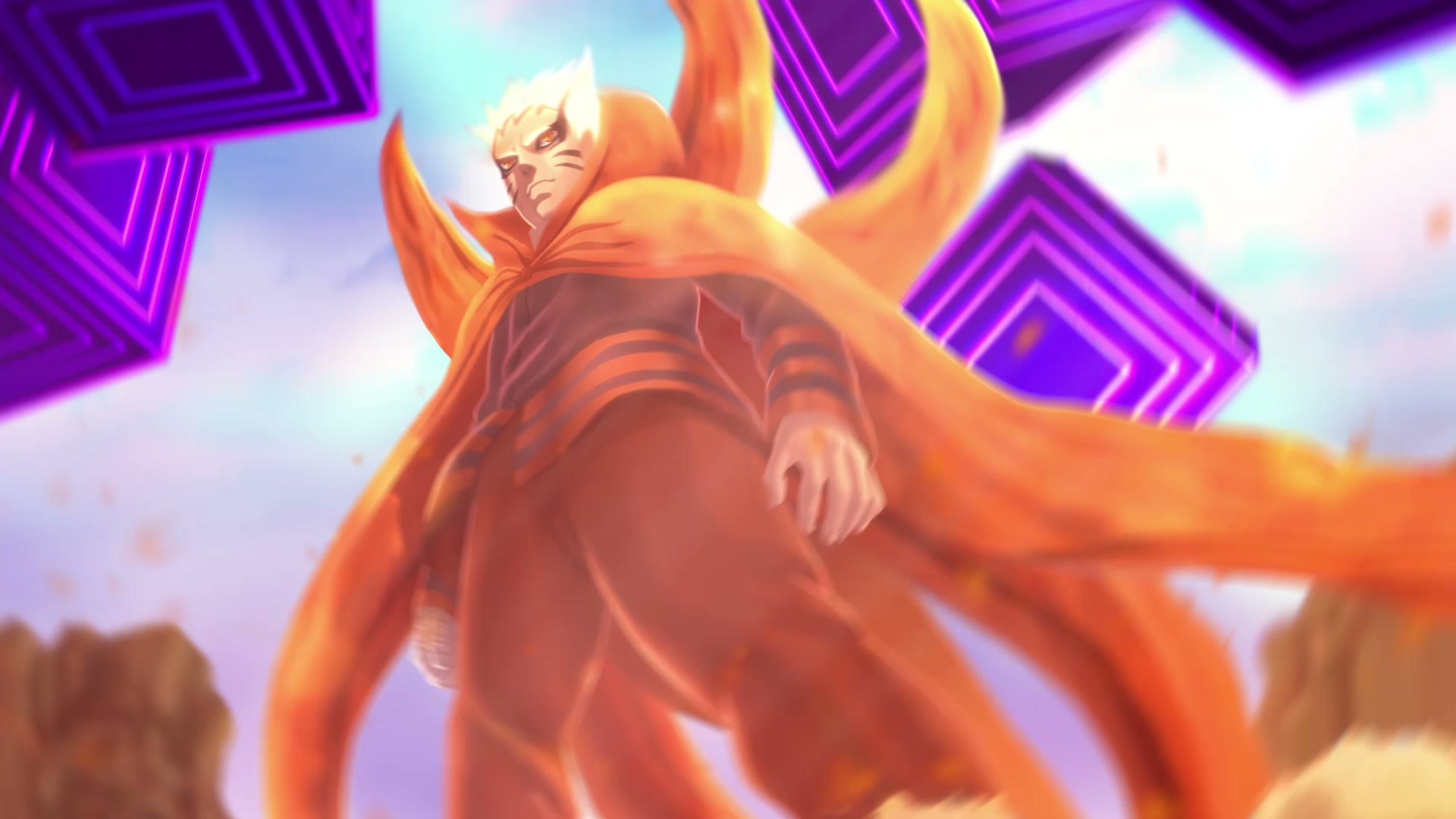 Baryon Mode Naruto Live Wallpaper