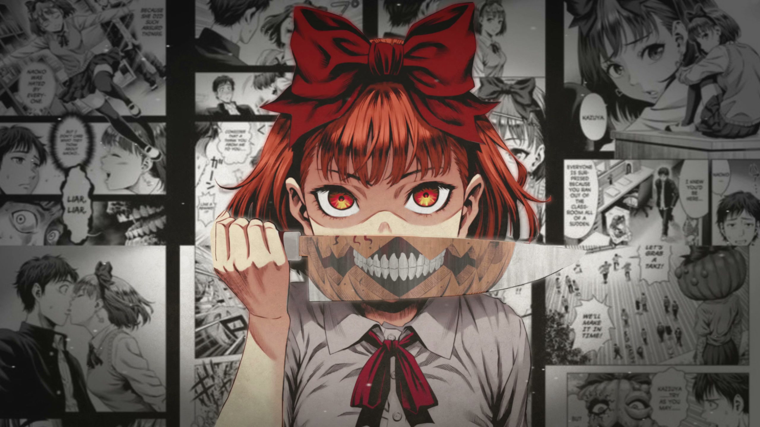 Naoko Kirino Pumpkin Night 2560X1440 Live Wallpaper