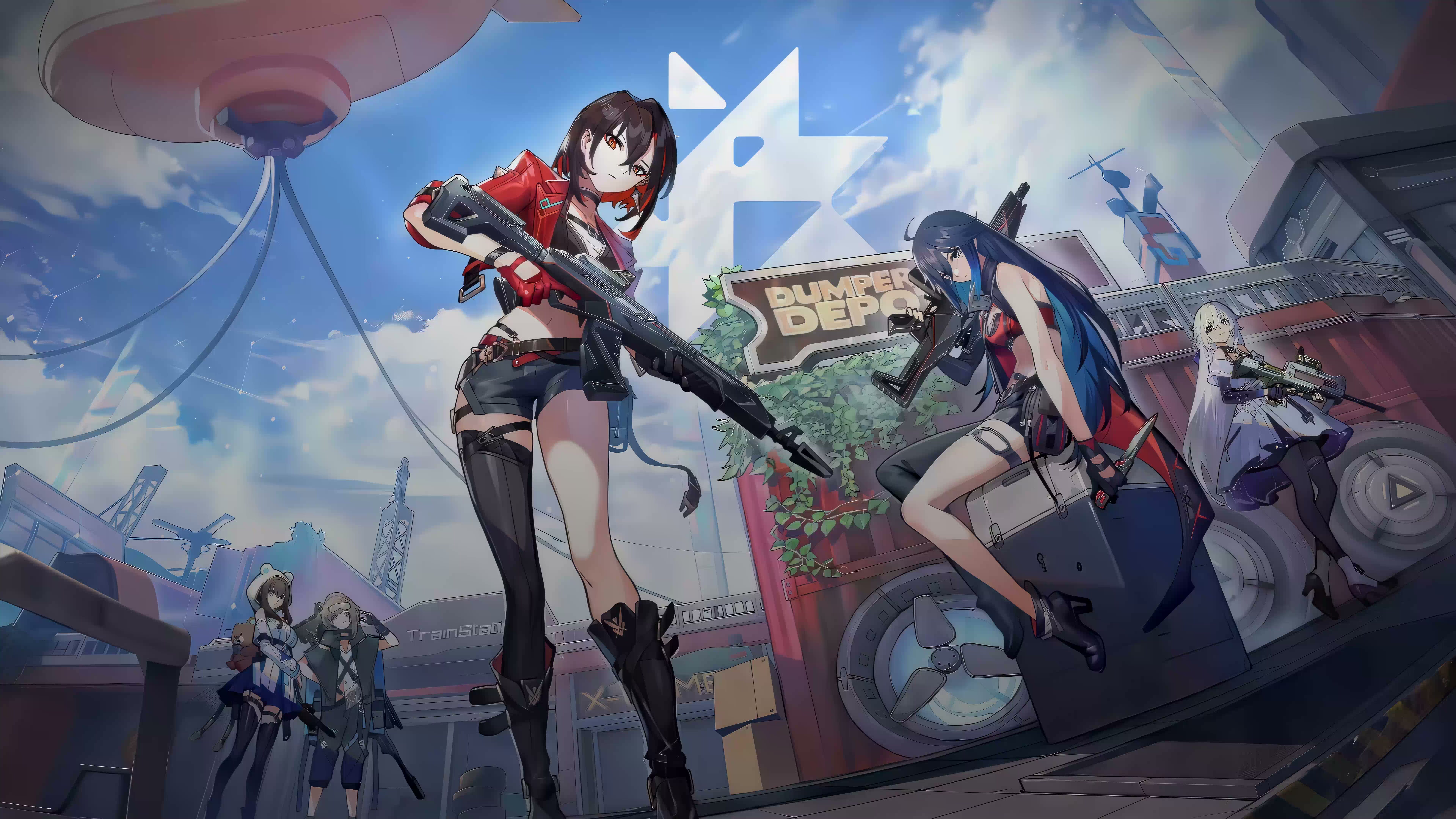 Girls With Guns 4K Live Wallpaper
