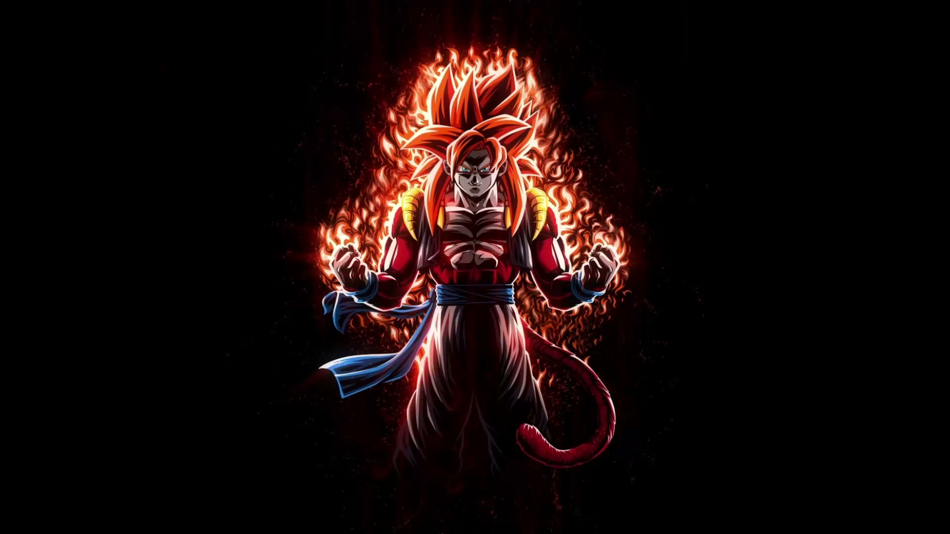 Gogeta Super Saiyan 4 DBGT Live Wallpaper