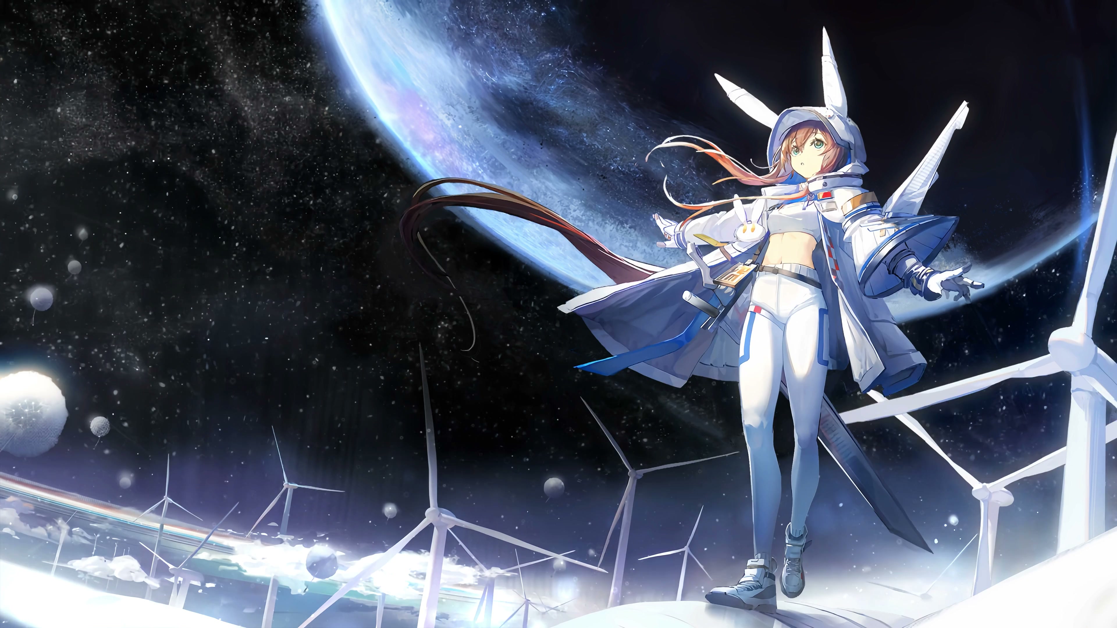 Space Bunny 4K Live Wallpaper