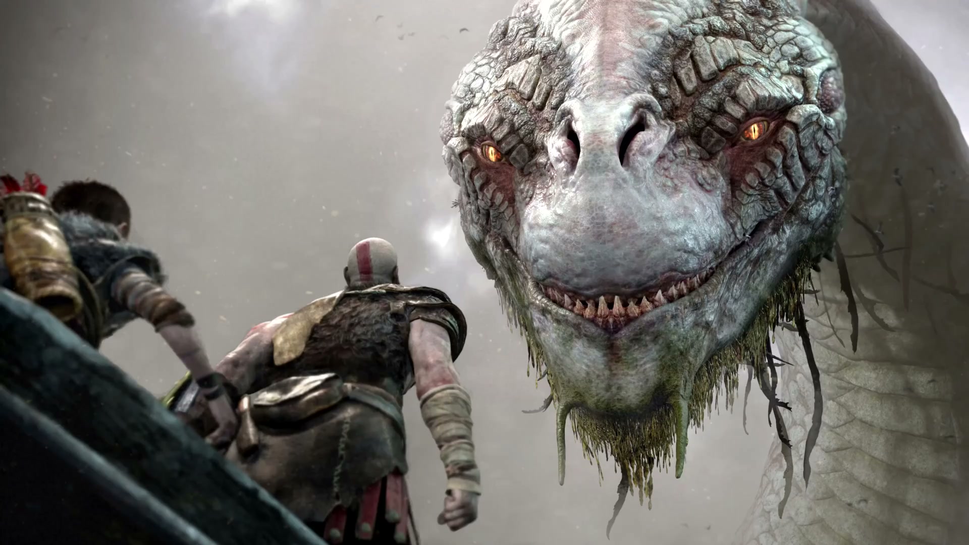 Kratos Vs Dinosaur God Of War 1920x1080 Live Wallpaper