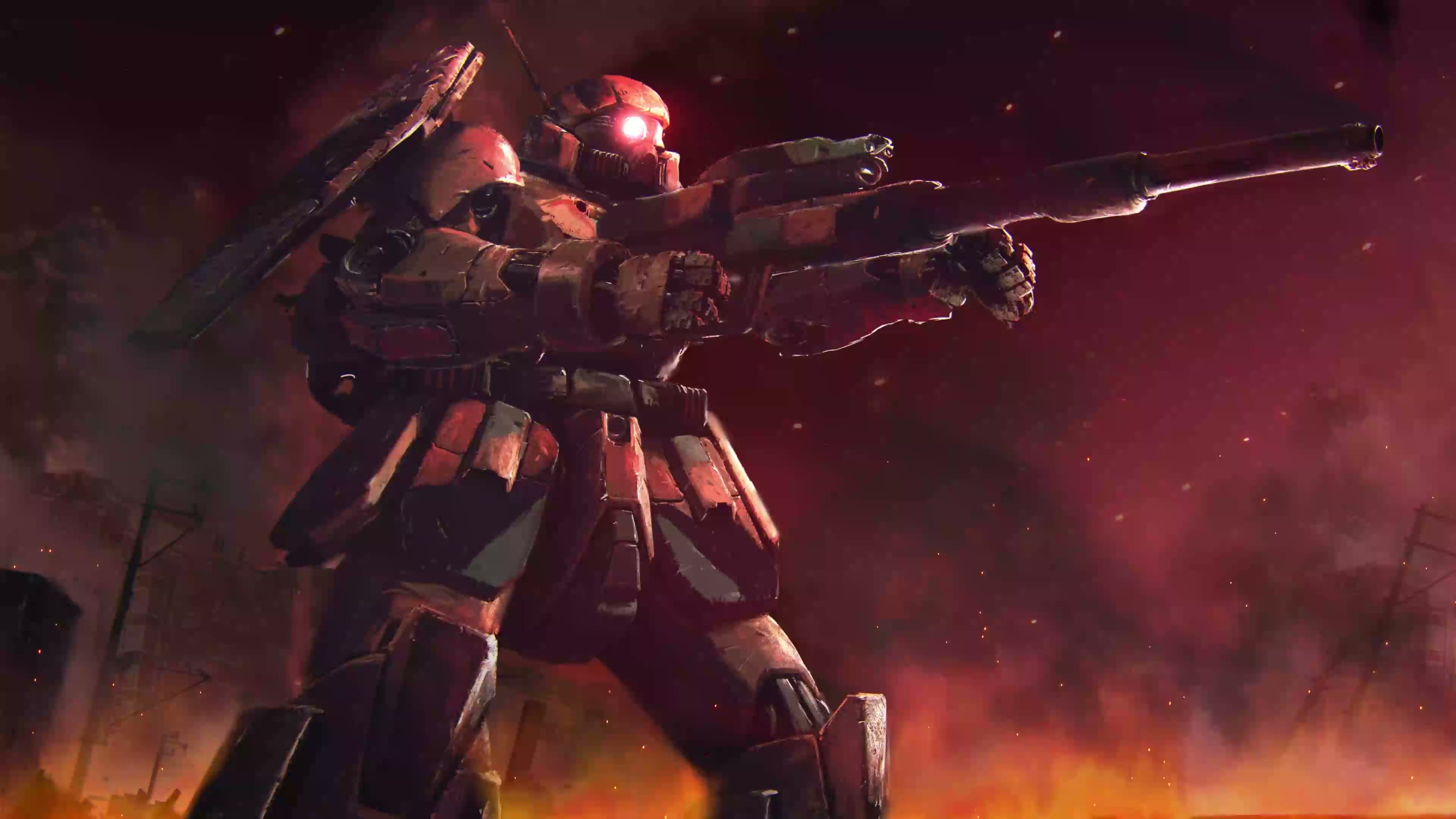 Zaku From Gundam 3840x2160 Live Wallpaper