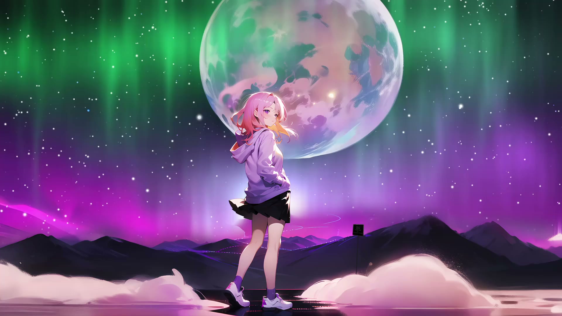 Chasing Stars Live Wallpaper