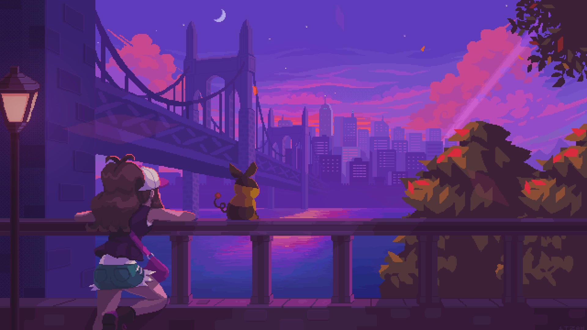 Pokemon Castelia City Desktop Hd Live Wallpaper