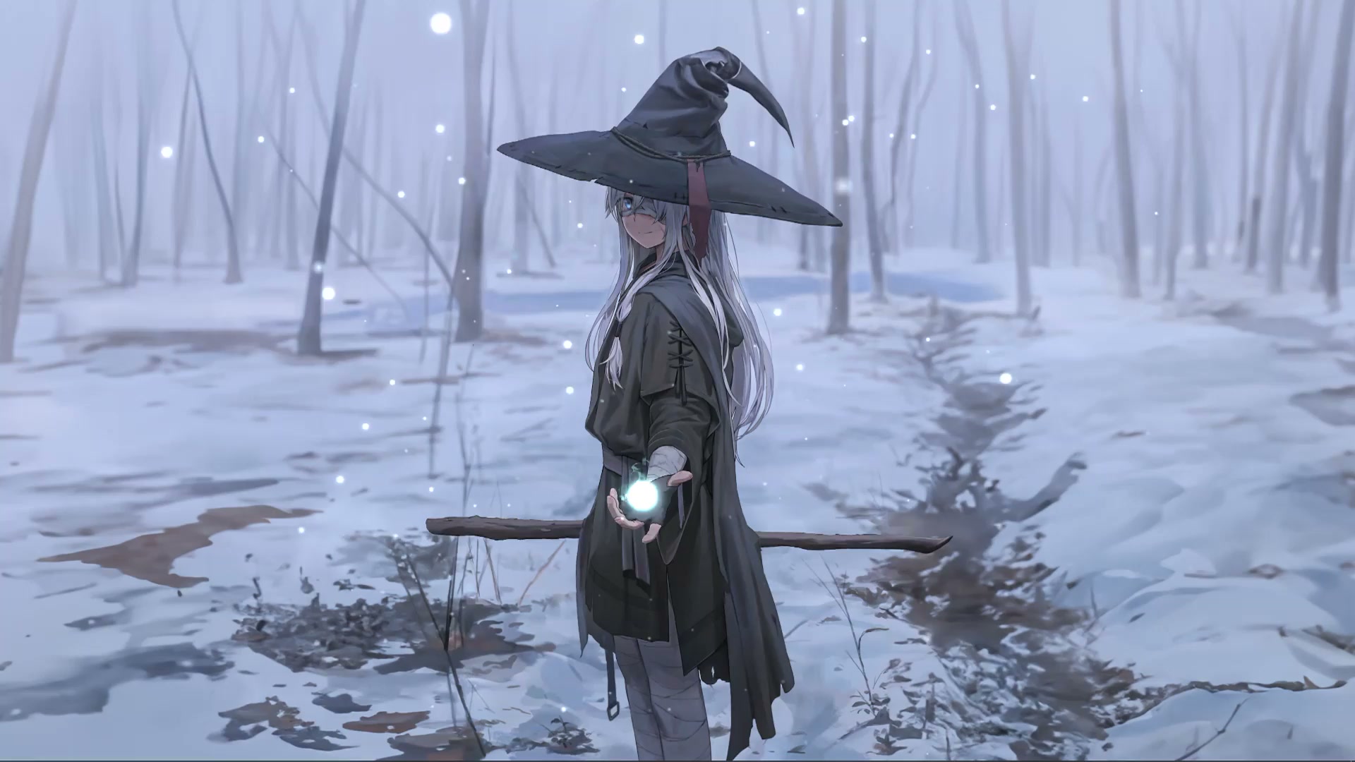 Winter Witch Live Wallpaper