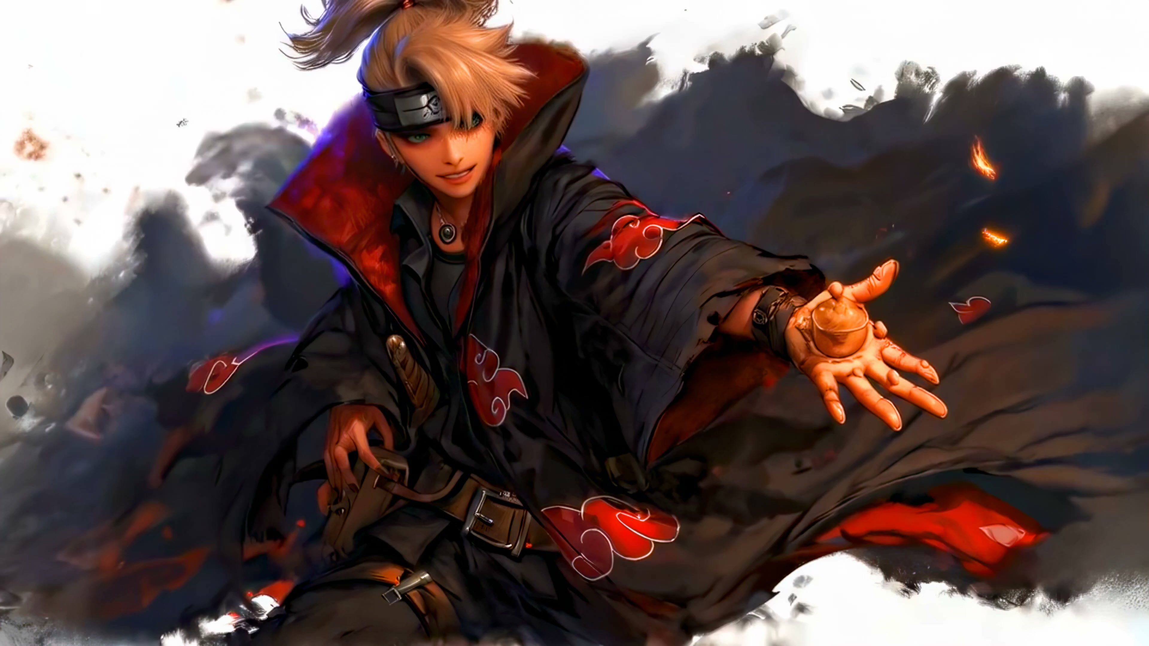 Deidara Akatsuki Art Live Wallpaper