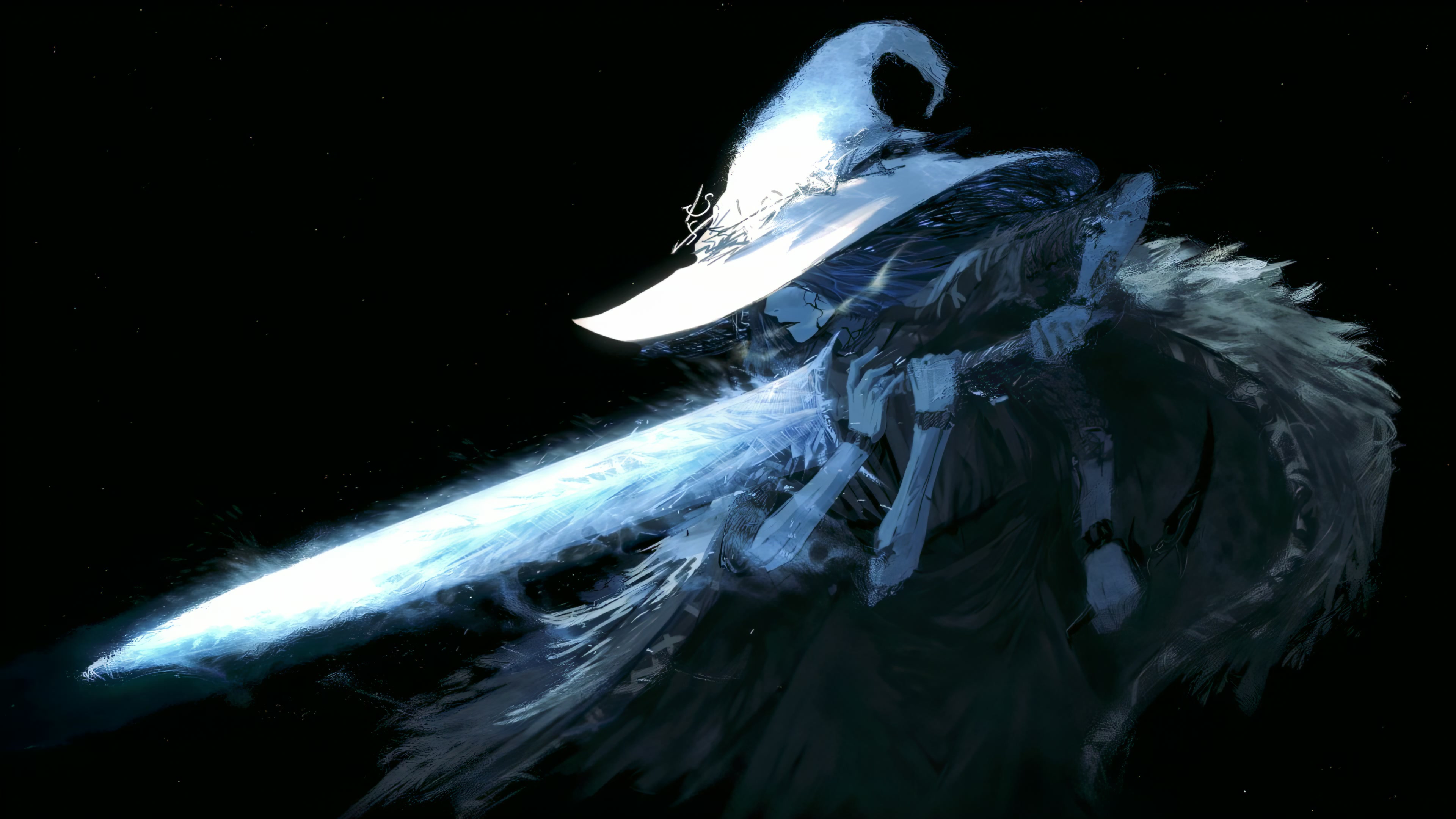 Glowing Fantasy Warrior Live Wallpaper
