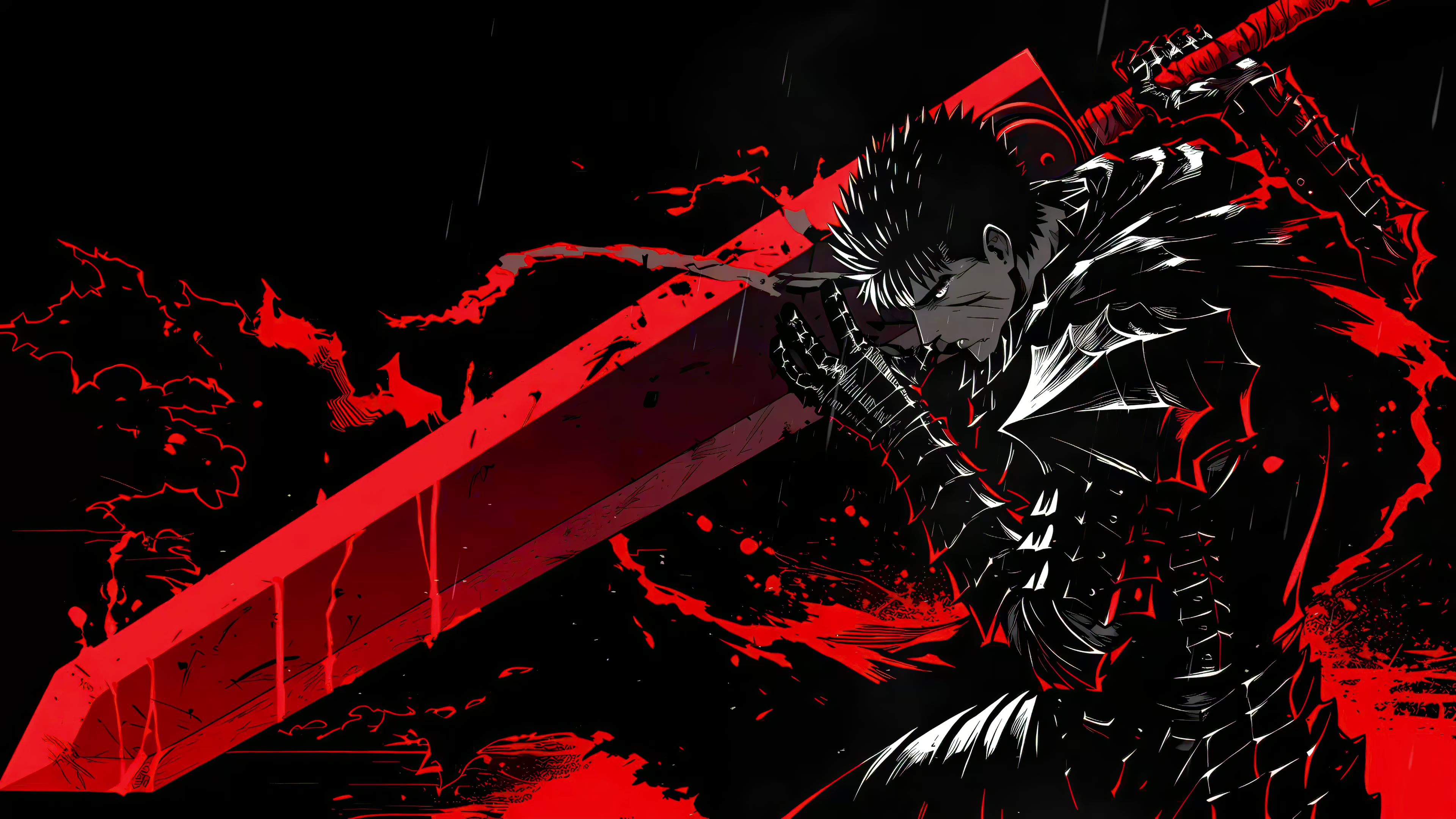 Berserk Guts Red Glare Live Wallpaper