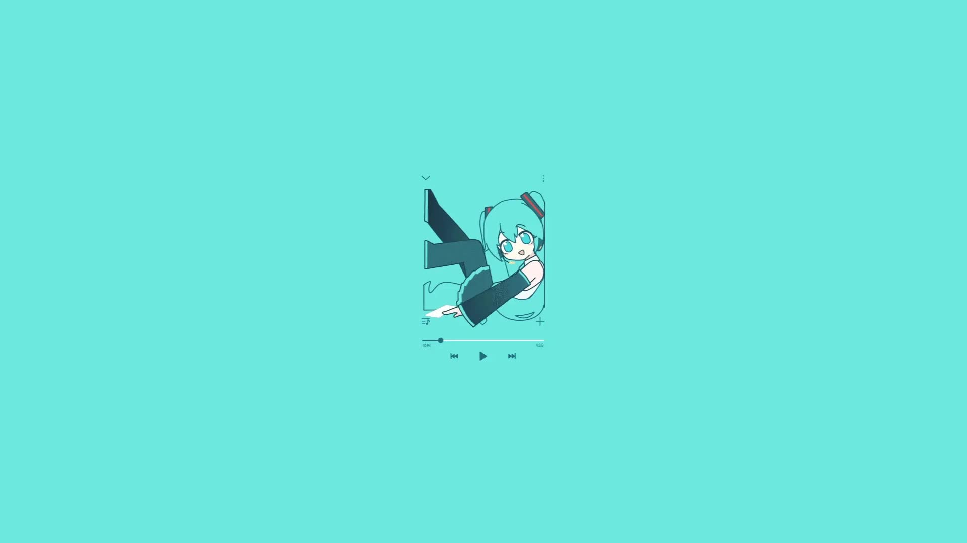 Hatsune Miku Vocaloid [Epilepsy Warning] Live Wallpaper