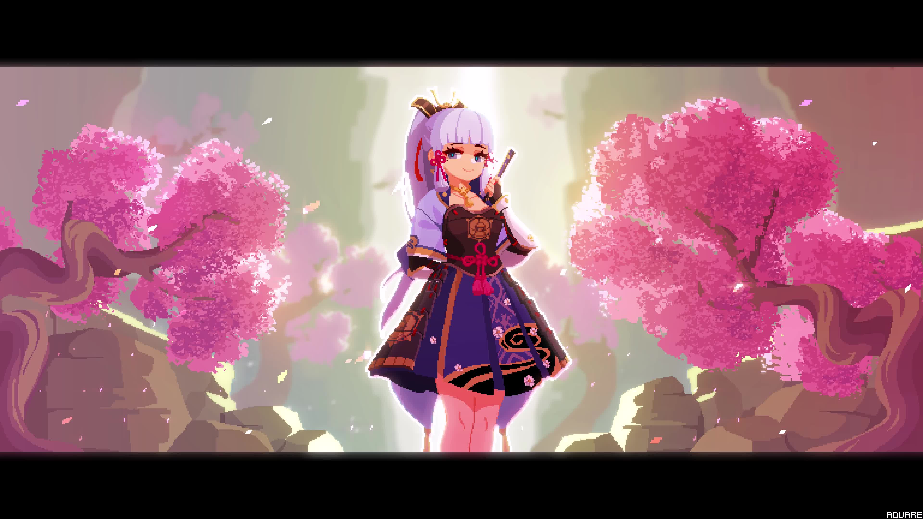 Ayaka - Sakura Spirit Live Wallpaper