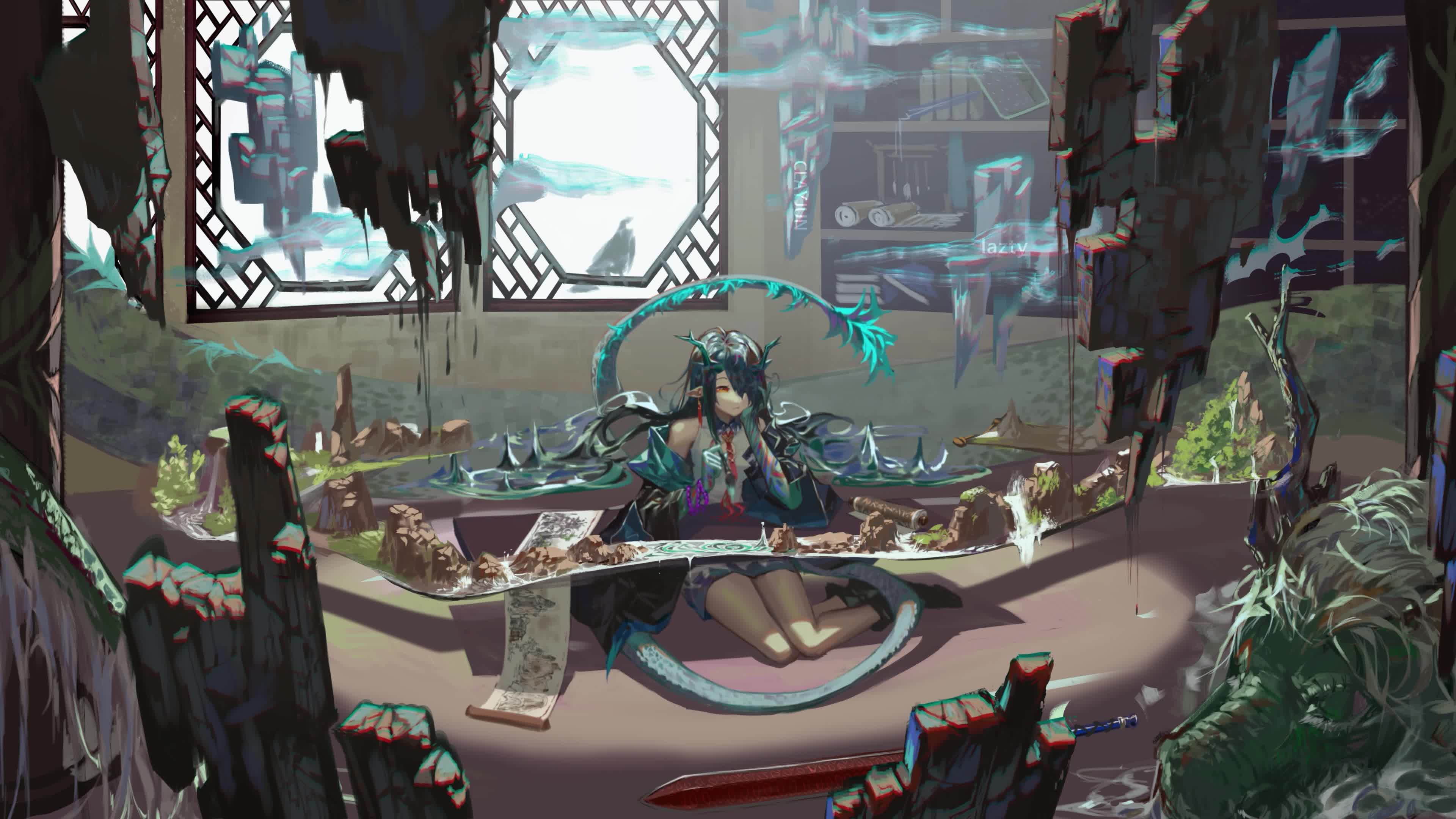 Dusk (Arknights) Live Wallpaper