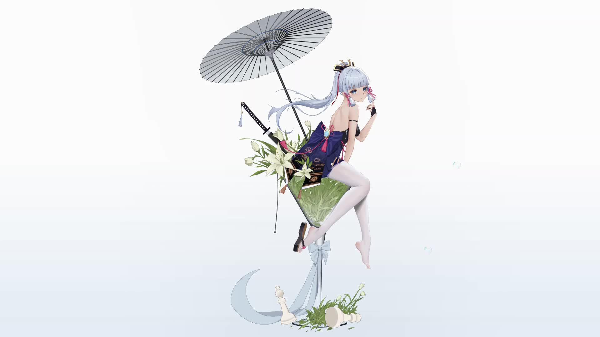 Ayaka Kamisato Live Wallpaper