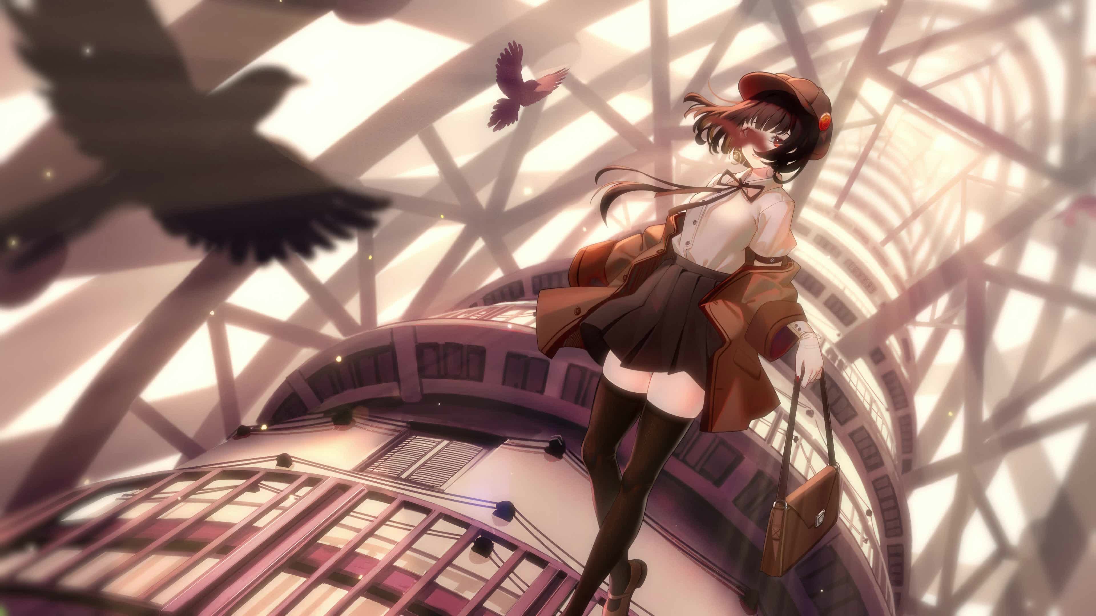Yousa Ling - Low Gravity Girl Of Light Live Wallpaper