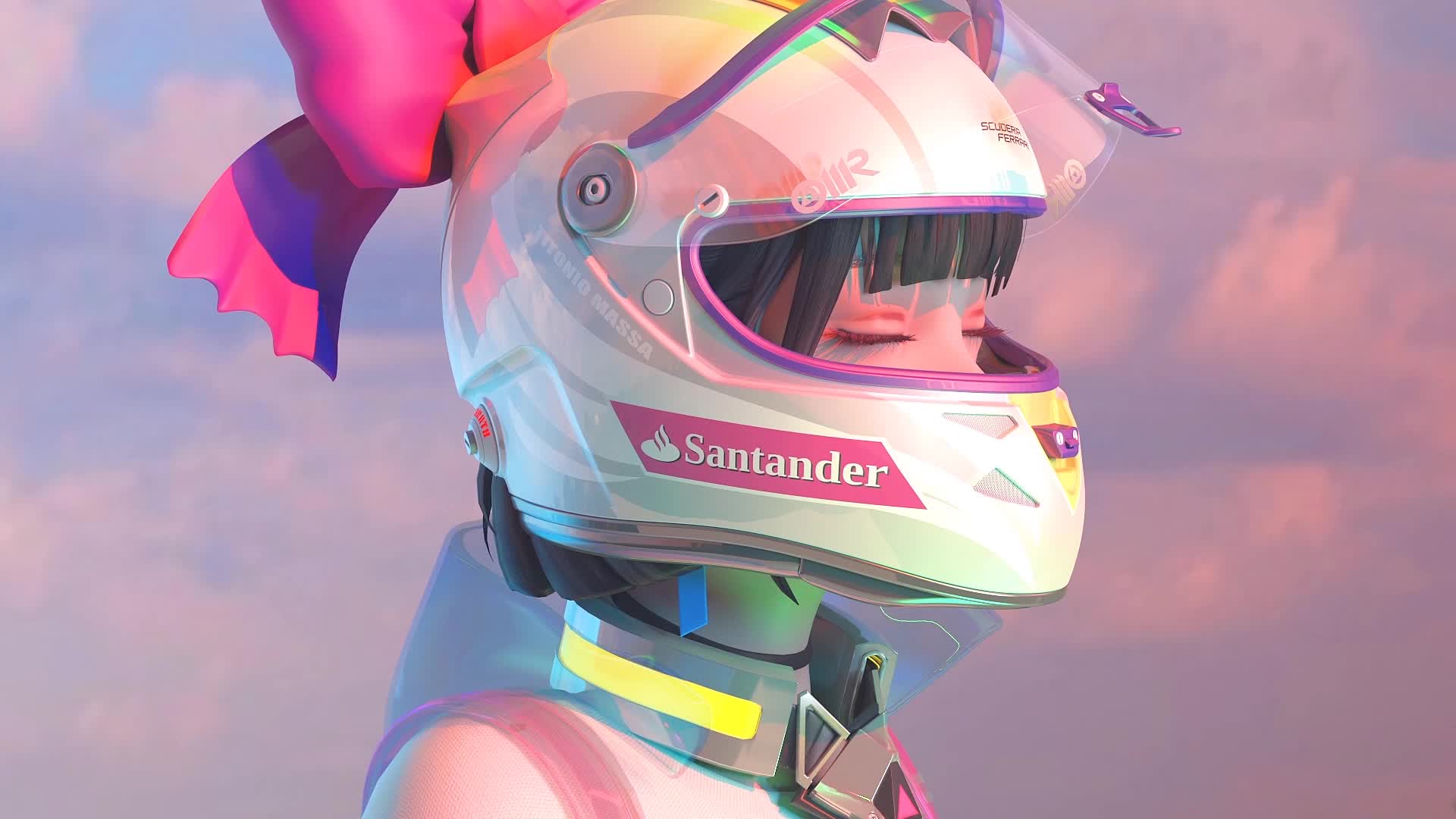 Locomotive Girl Live Wallpaper