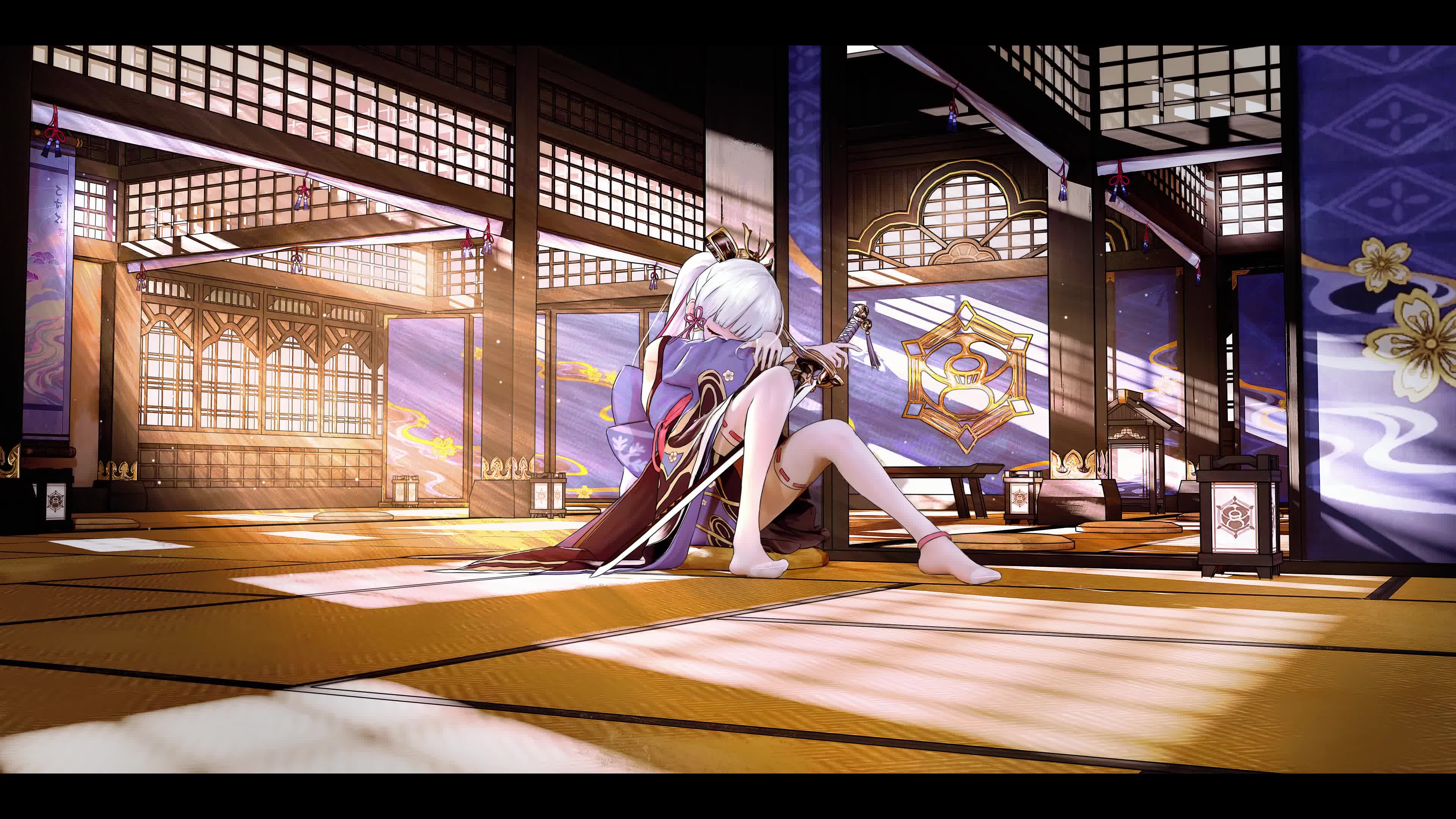 Ayaka Kamari - Genshin Impact Live Wallpaper