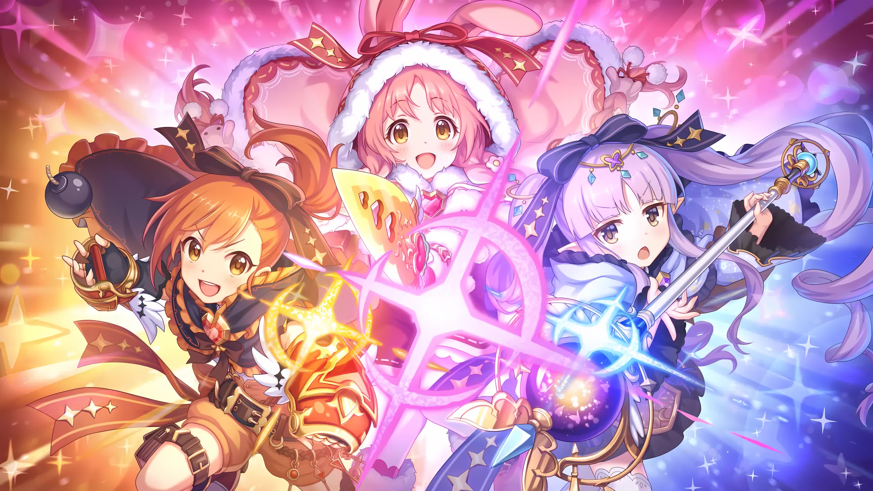 Princessconnect! Re Dive - Misogi & Mimi & Kyōka Live Wallpaper
