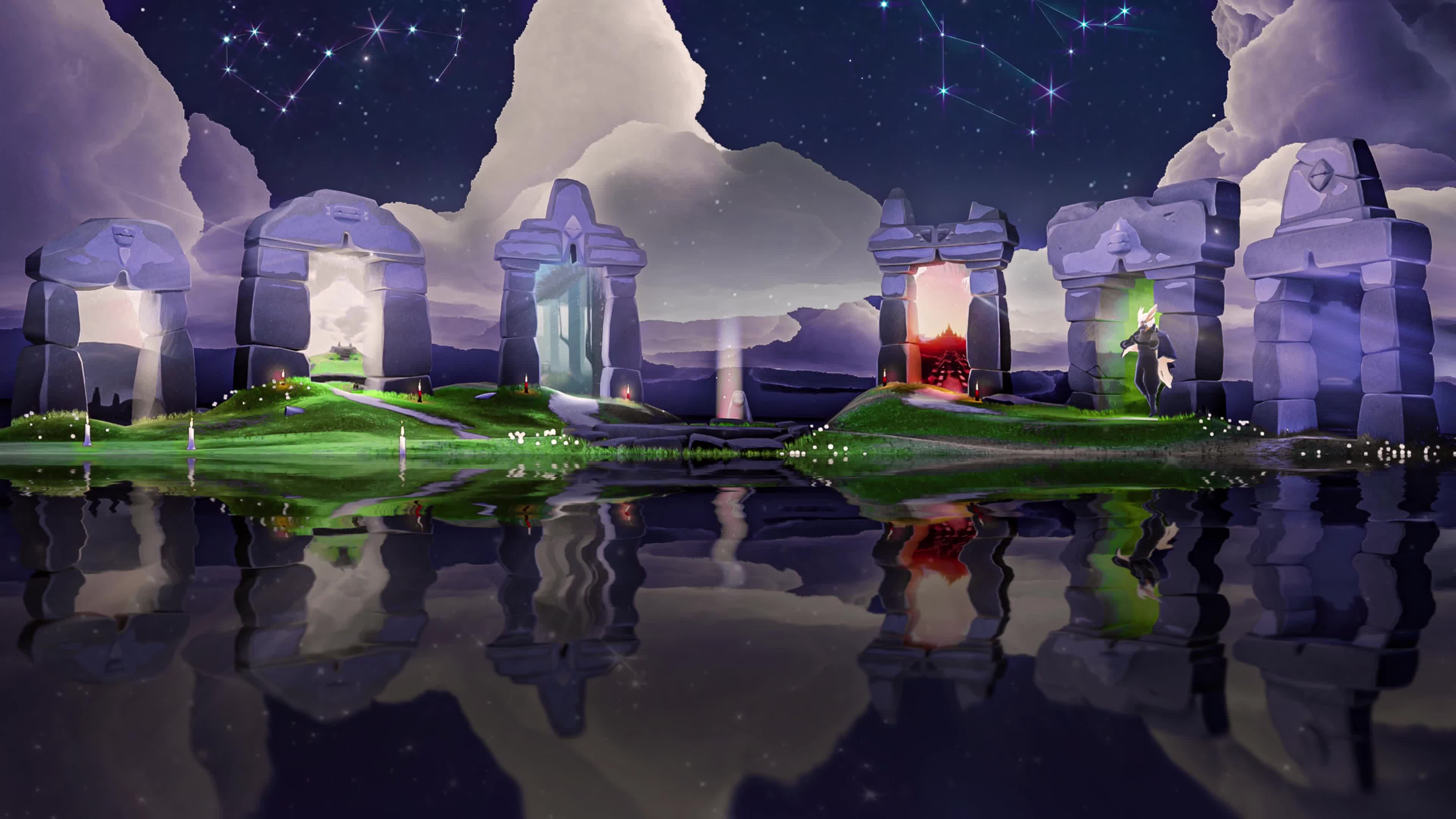 Light Meets Mirror Live Wallpaper