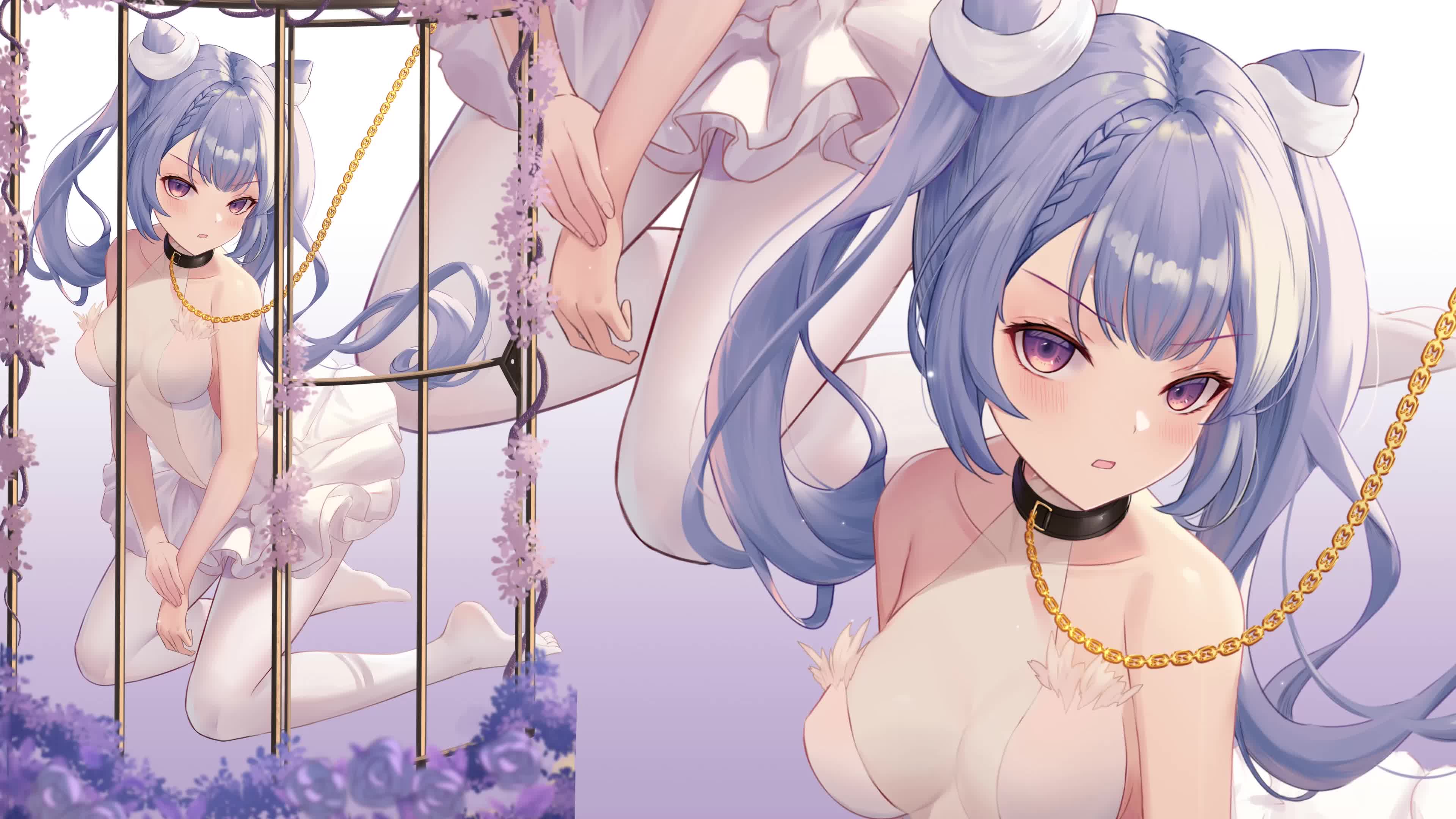 Carved Anime Girl Live Wallpaper