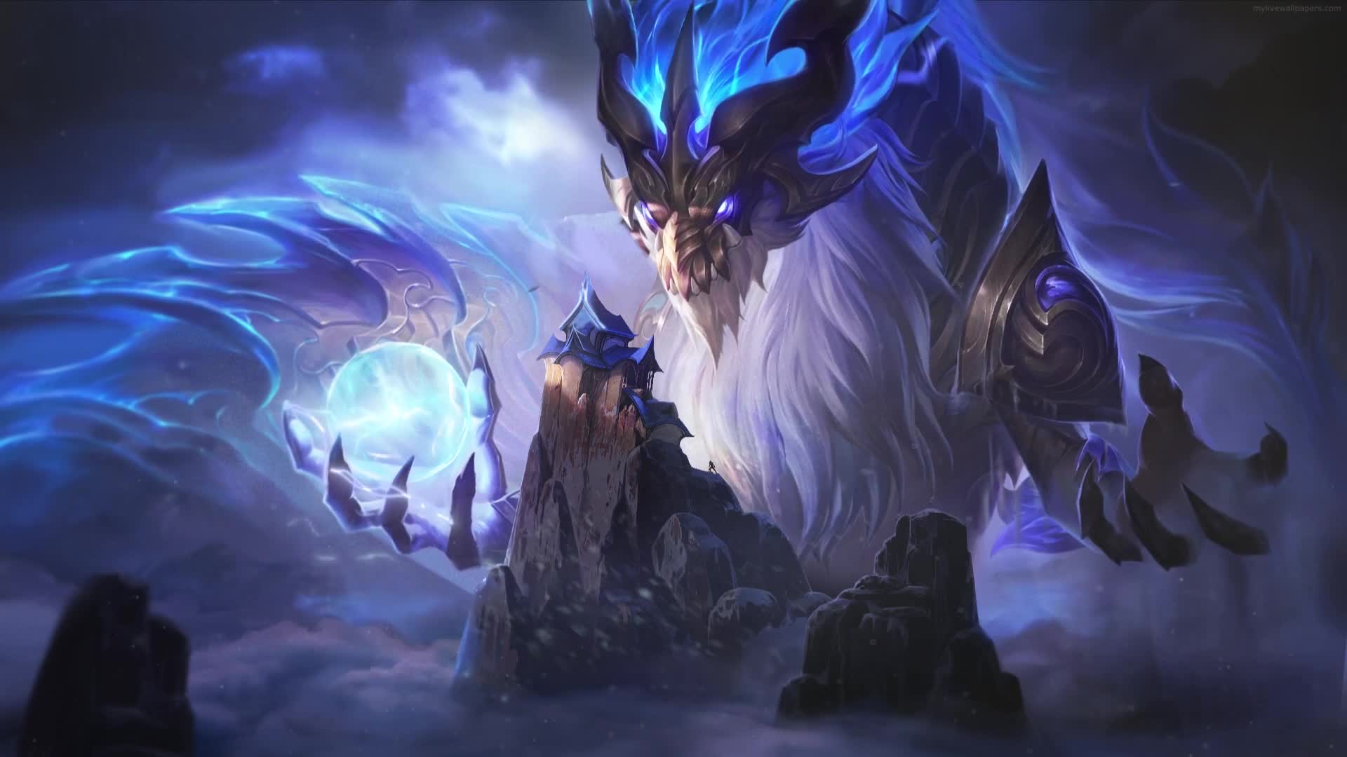 Aurelion Sol - Storm Dragon Live Wallpaper | 1920x1080