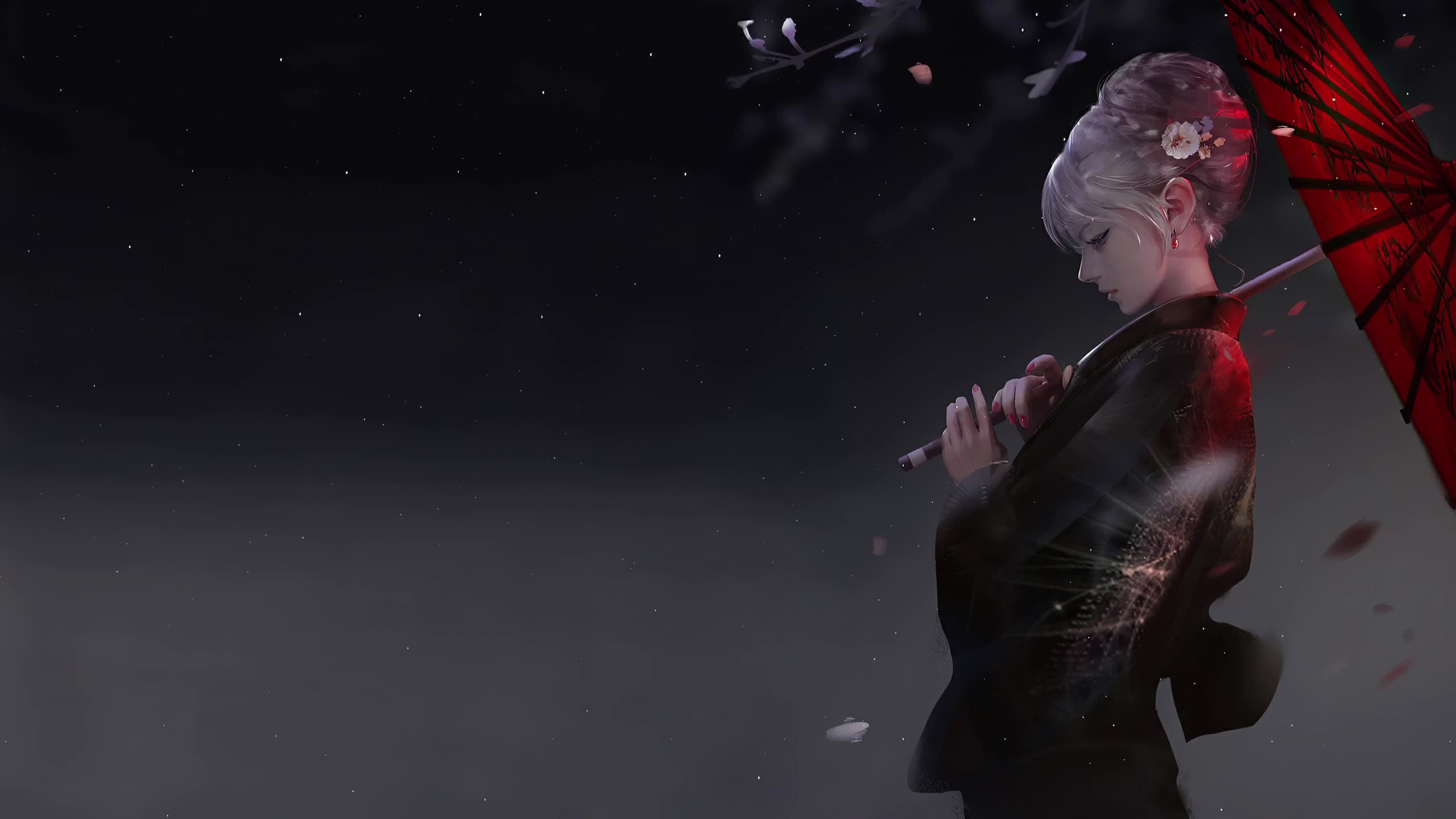 Black World 2K Live Wallpaper