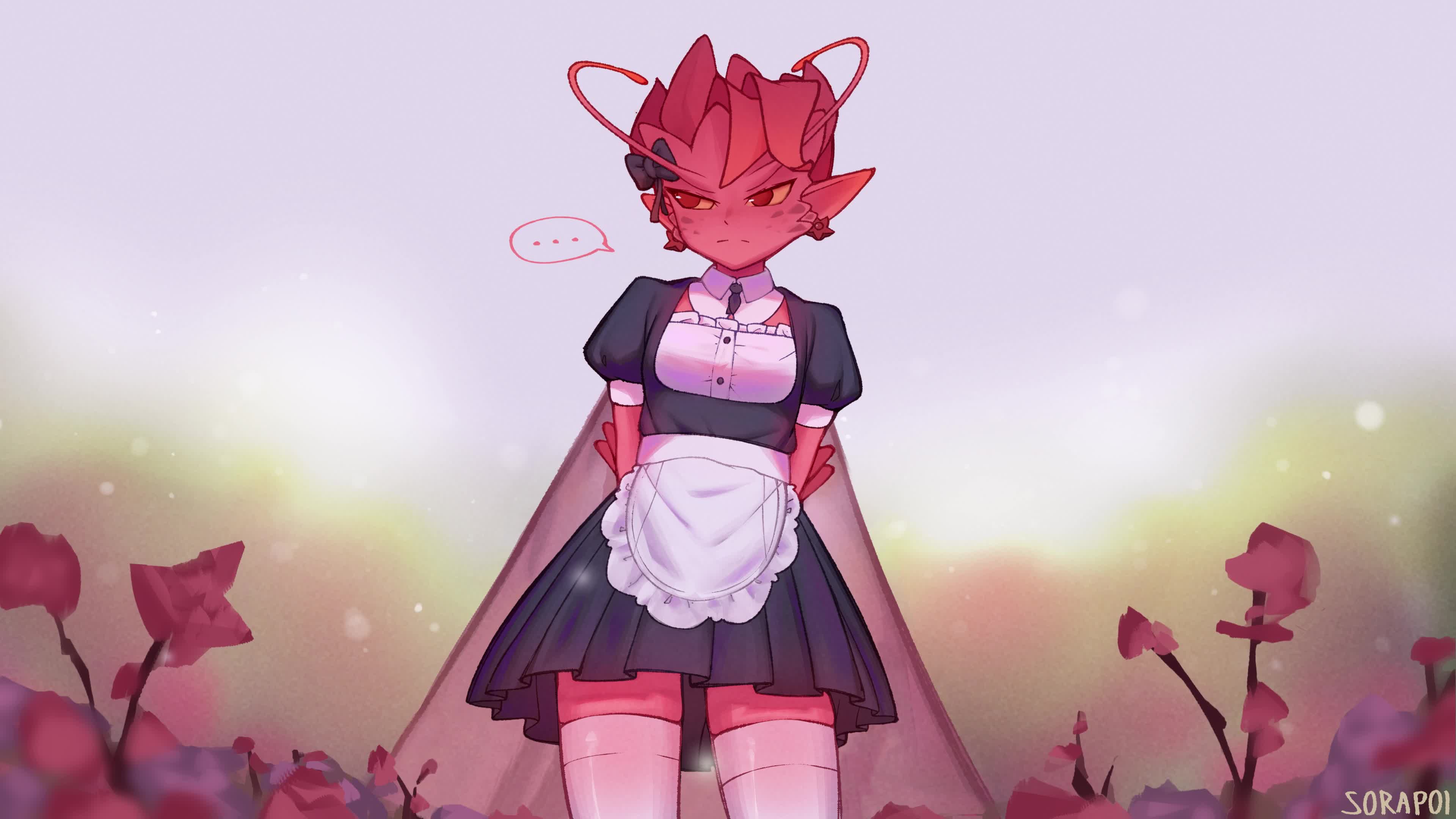 Dota 2 Maid Dark Willow Live Wallpaper
