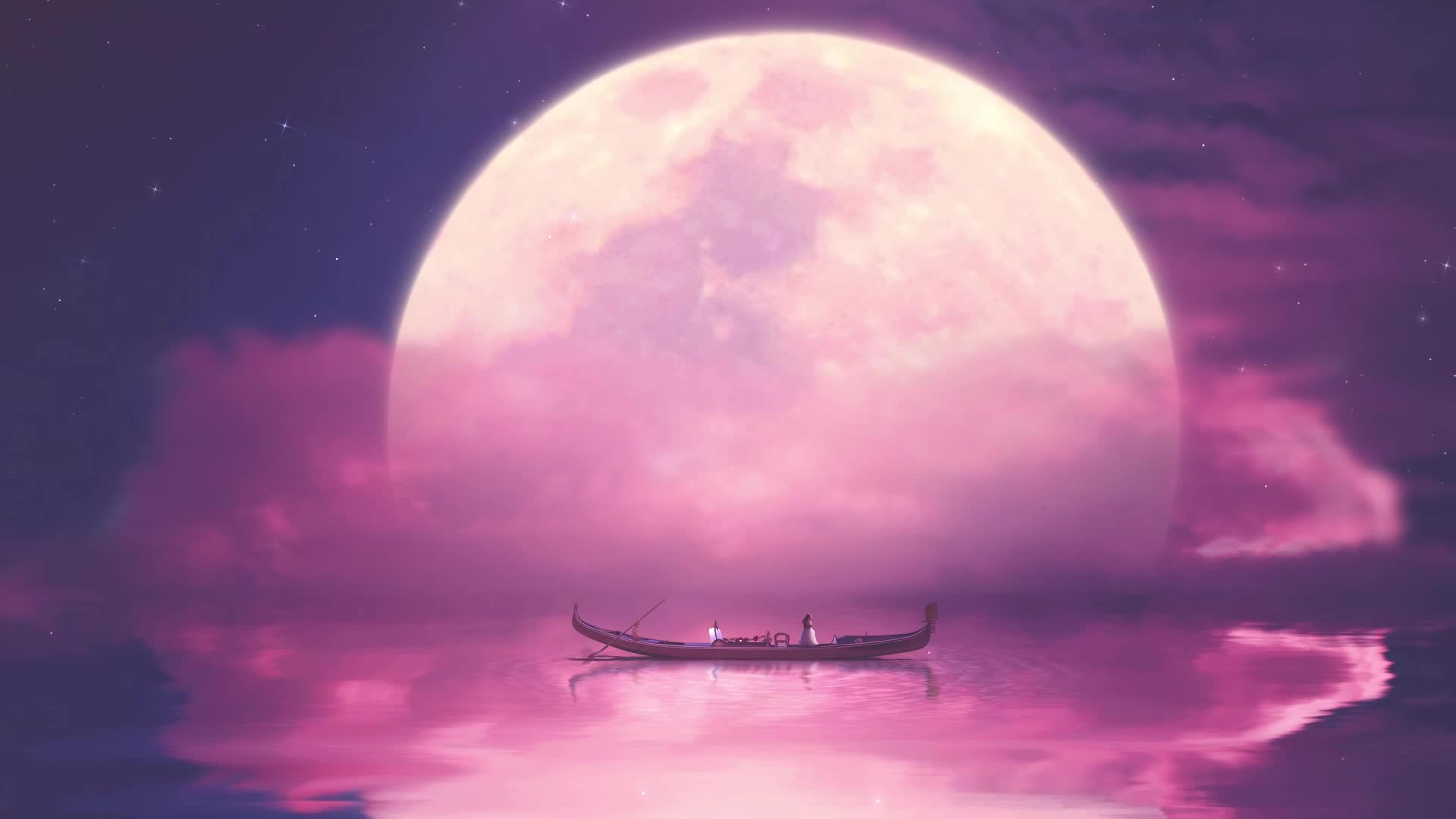 Nature Dream - Moon Lake Live Wallpaper