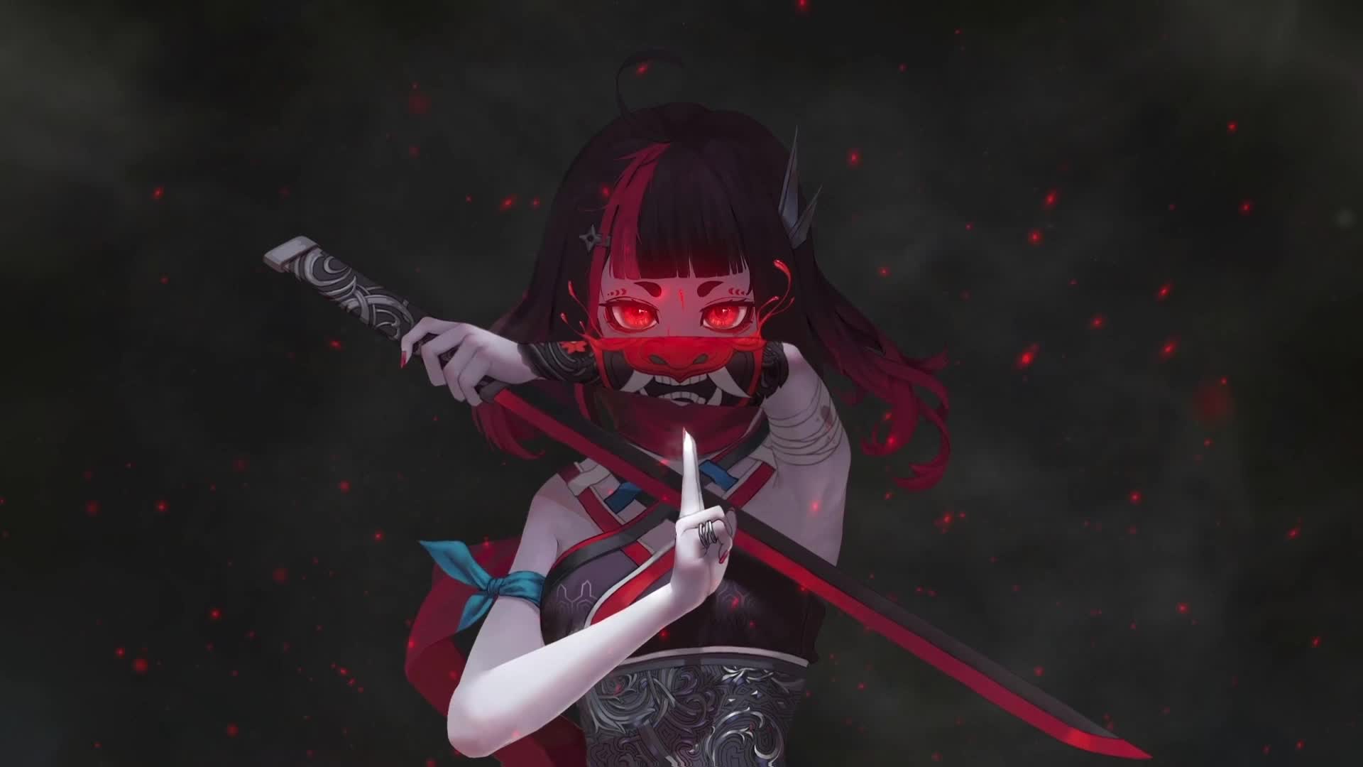Ninja Girl Warrior Live Wallpaper
