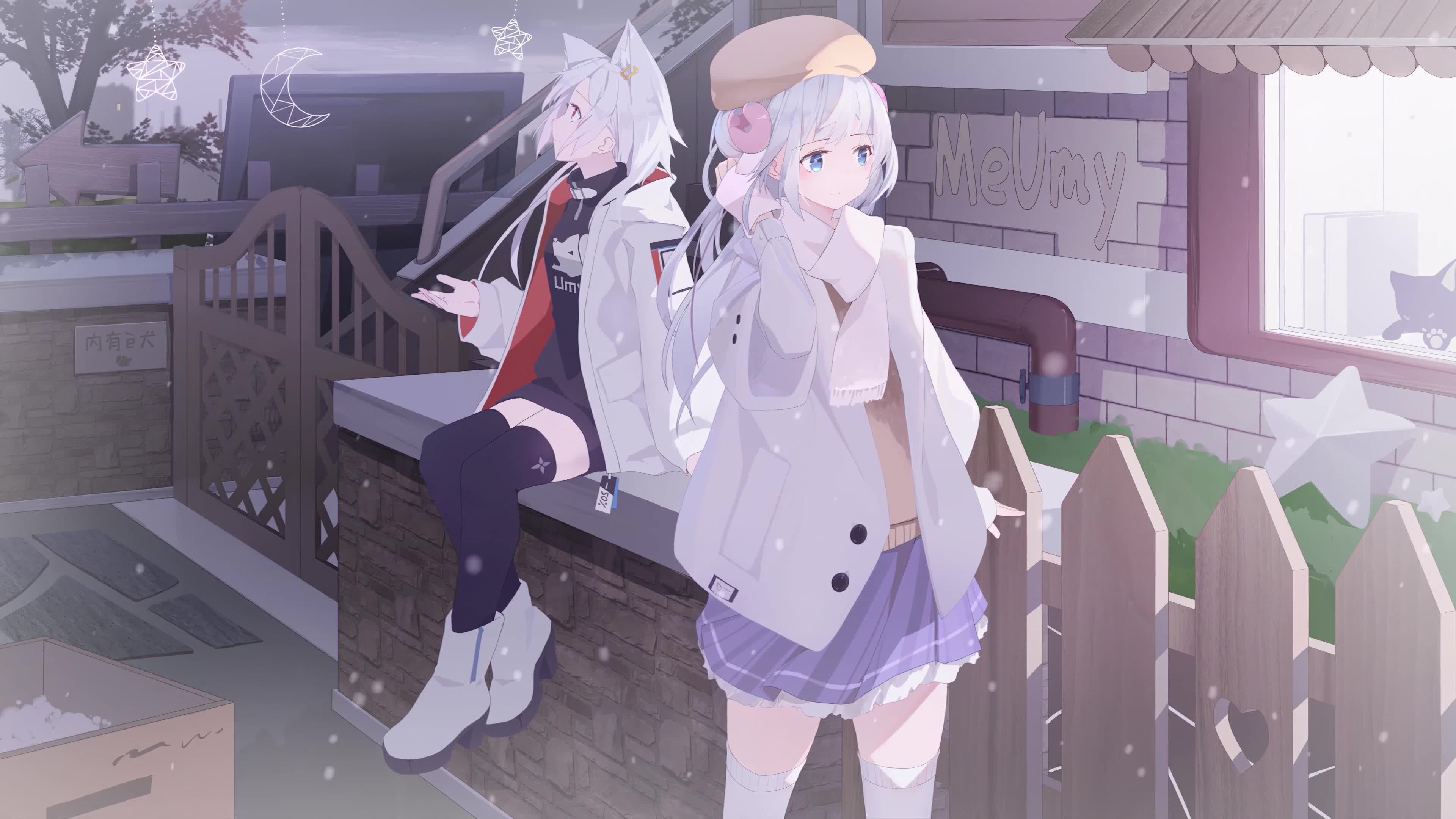 Meumy In The Snow Live Wallpaper