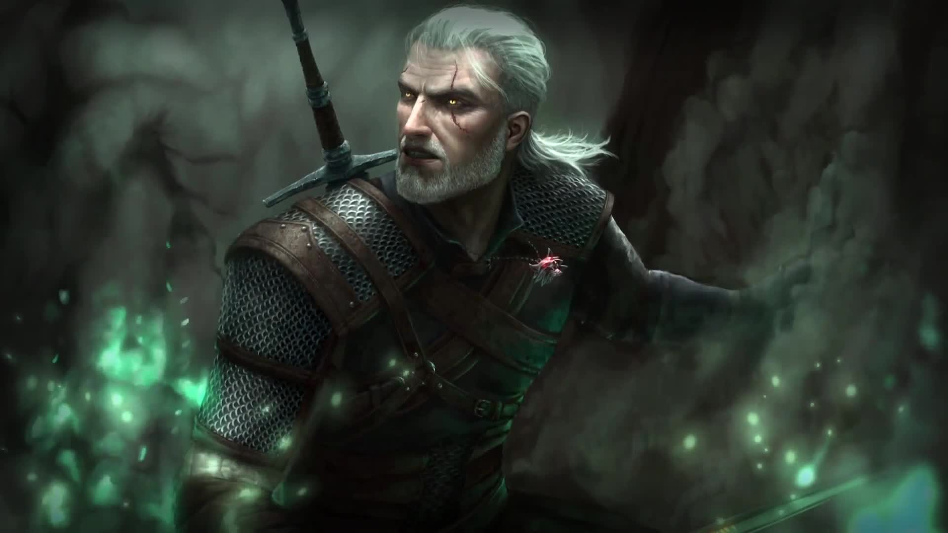 Geralt Of Rivia-The Witcher Live Wallpaper