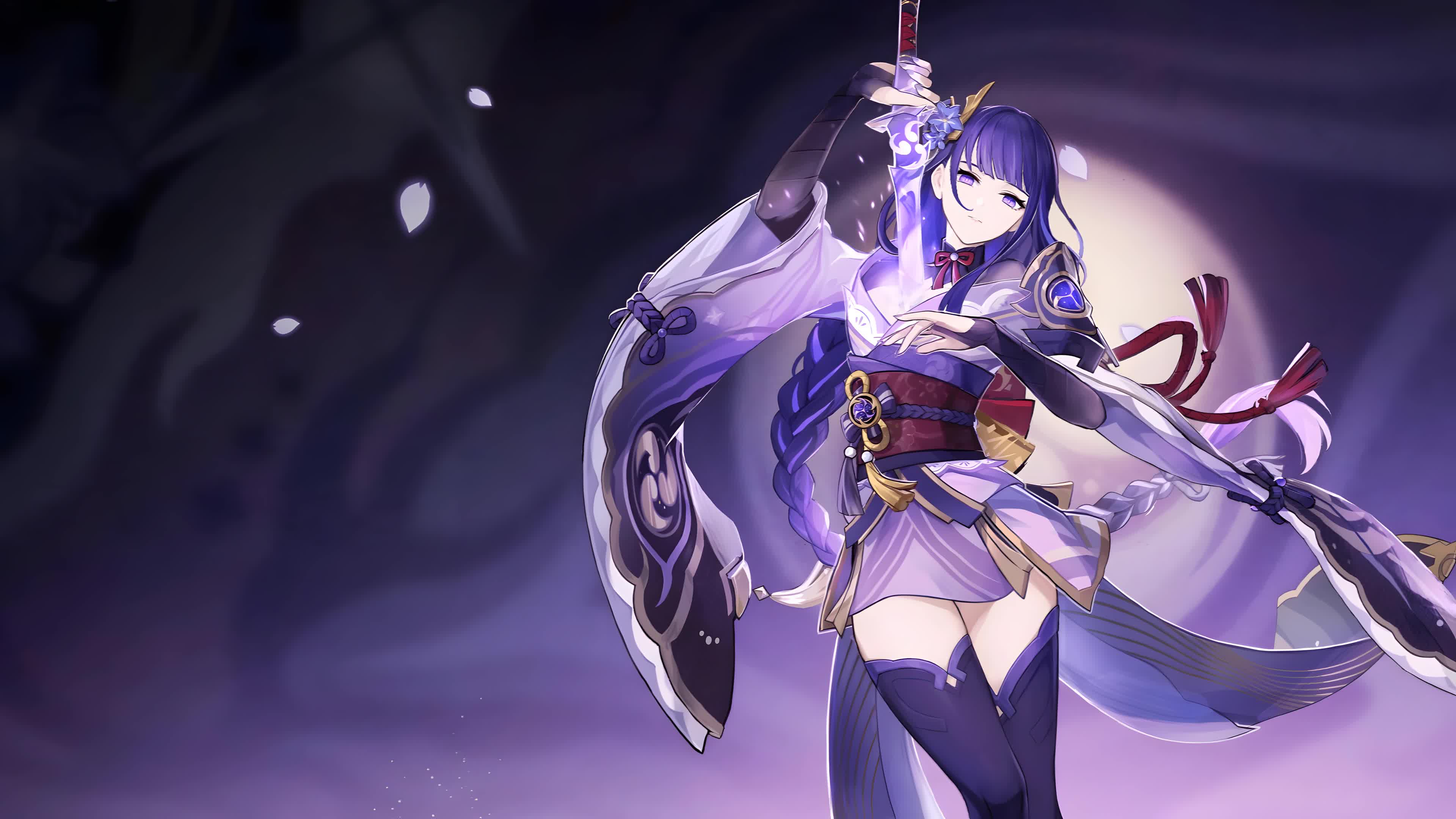 Raiden Shogun Genshin Impact Baal Live Wallpaper