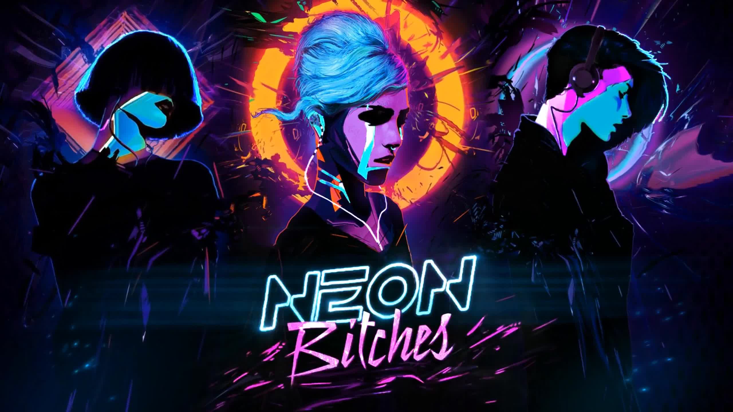 Neon Bitches Live Wallpaper