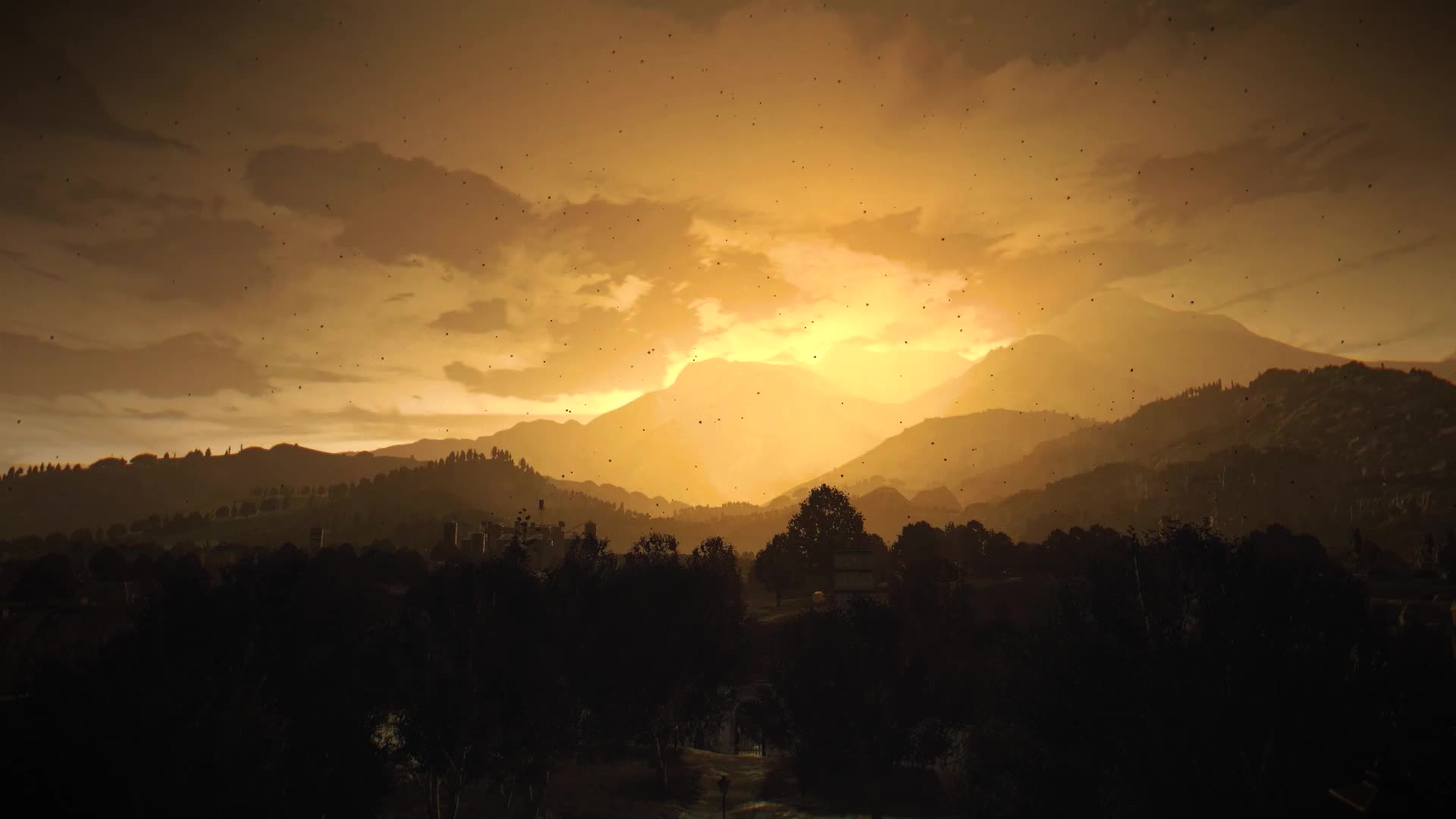 Sunset - Mansion Of Dusk Live Wallpaper