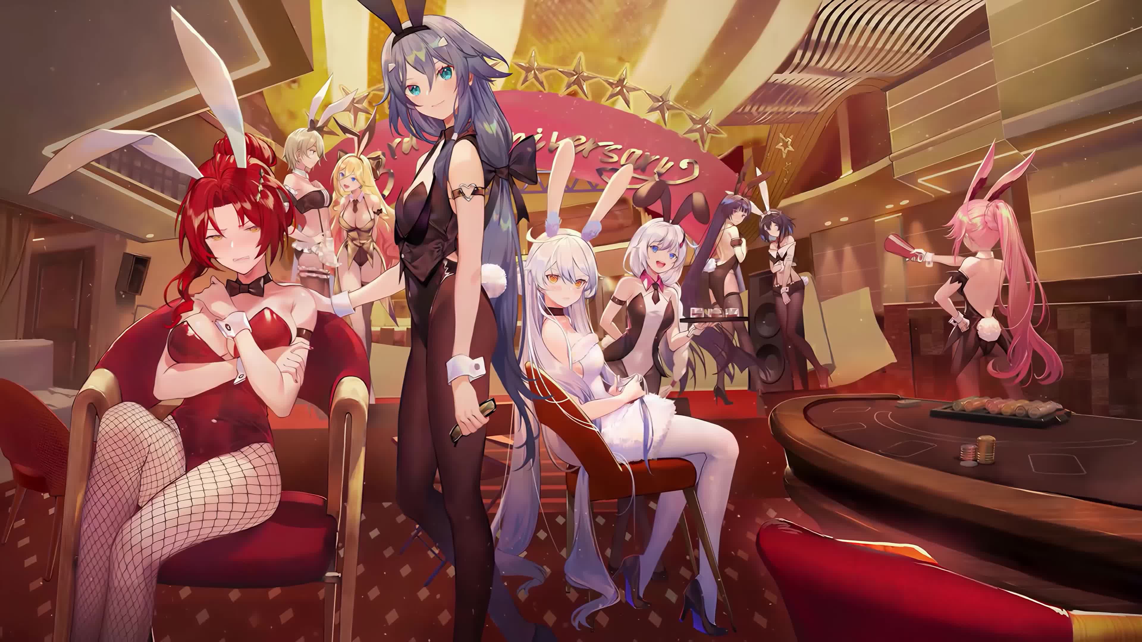 Honkai Impact 3-Bunny Girls Live Wallpaper