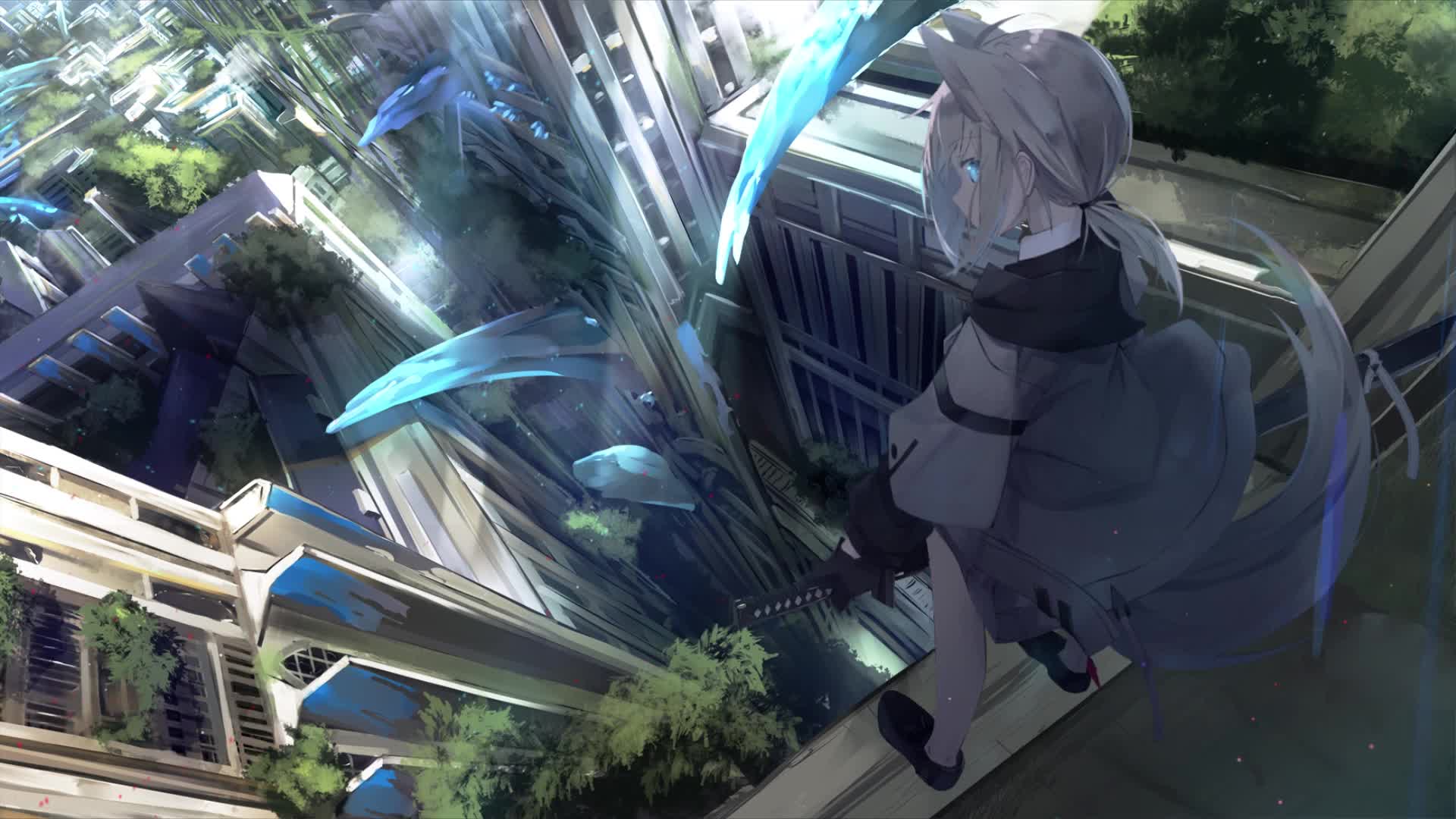 Azur Lane-Little Fox Girl Live Wallpaper