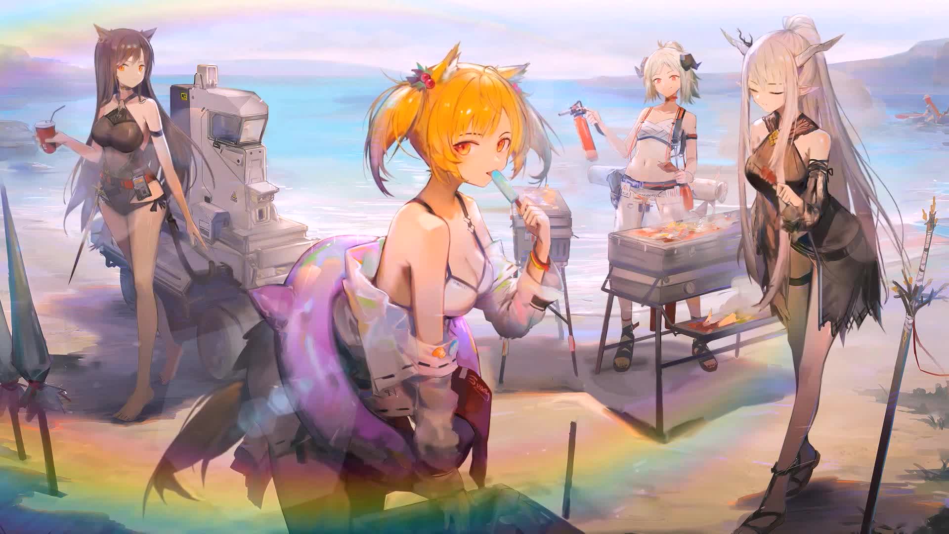 Tomorrows Ark-Arknights-Coral Coast Live Wallpaper